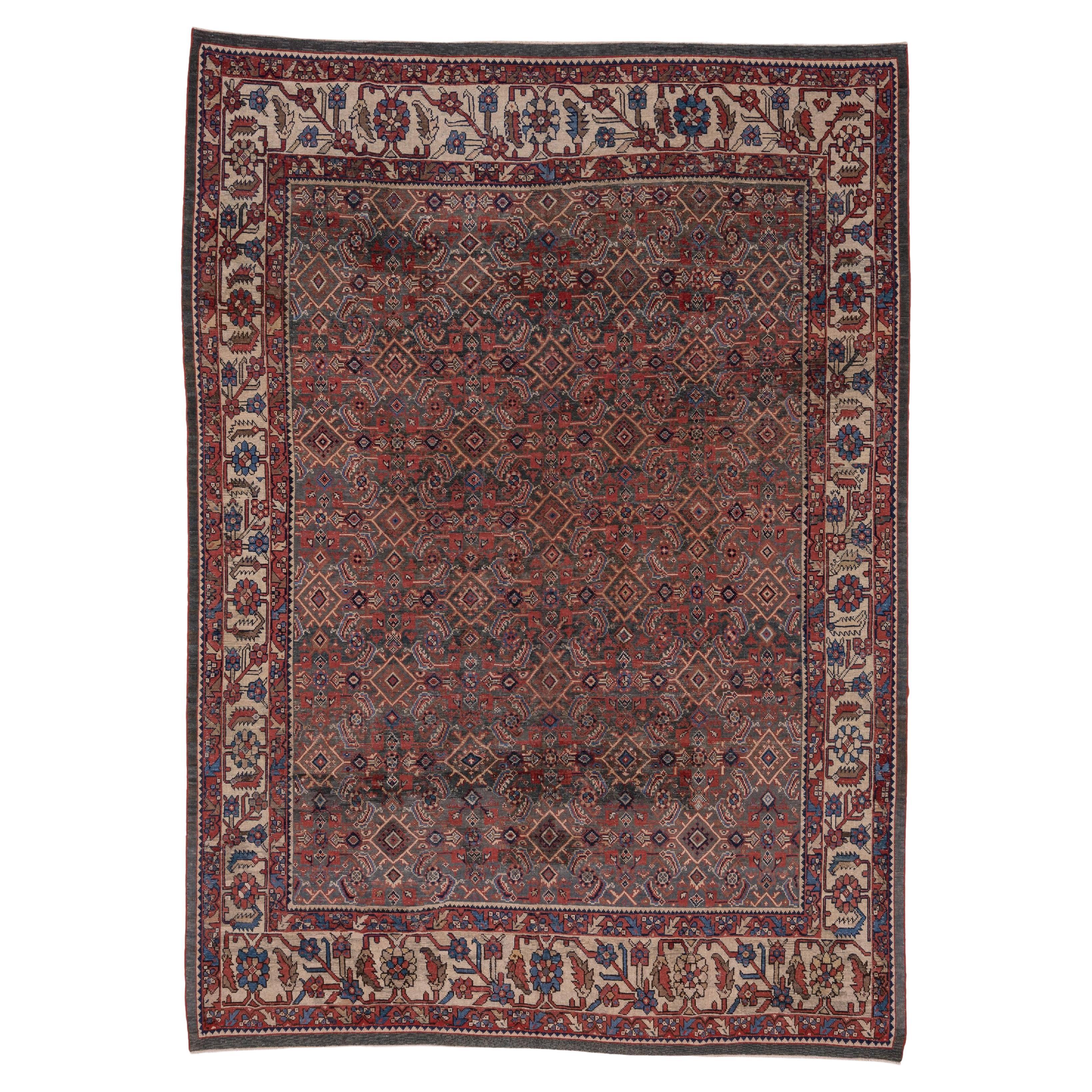 Antique Mahal Carpet For Sale