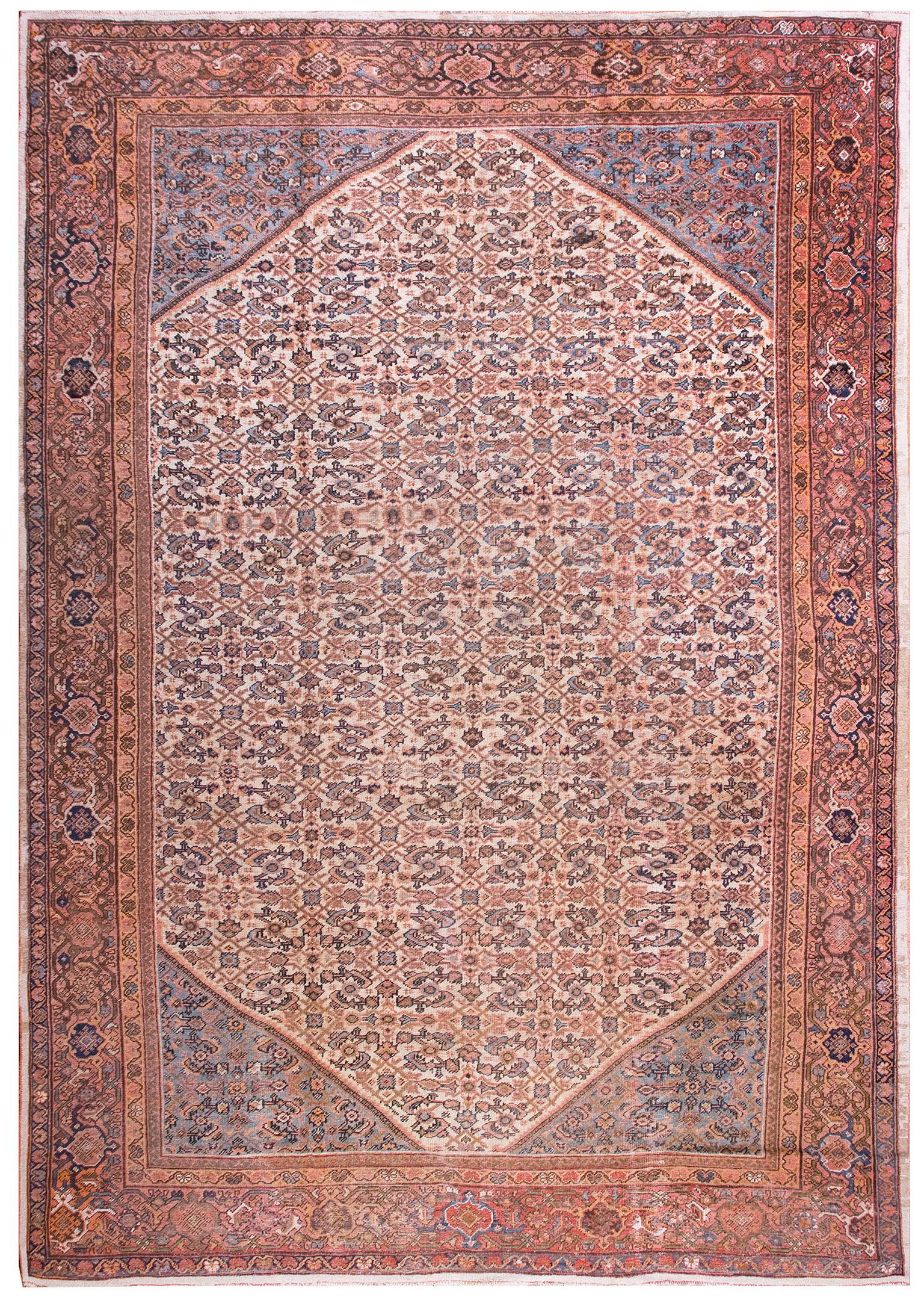 Sultanabad Early 20th Century Persian Mahal Carpet ( 11'10