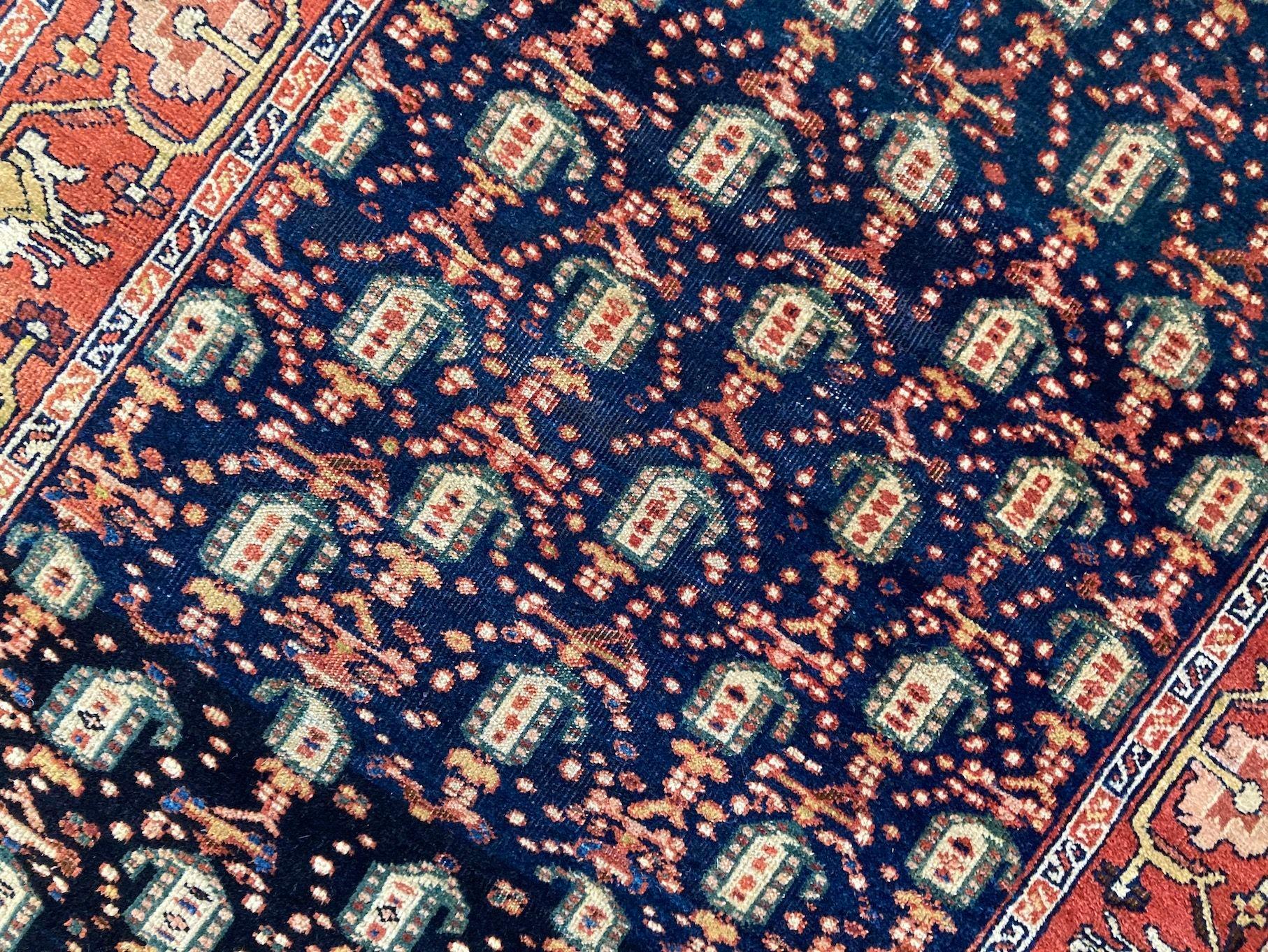 Antique Mahal Rug 5