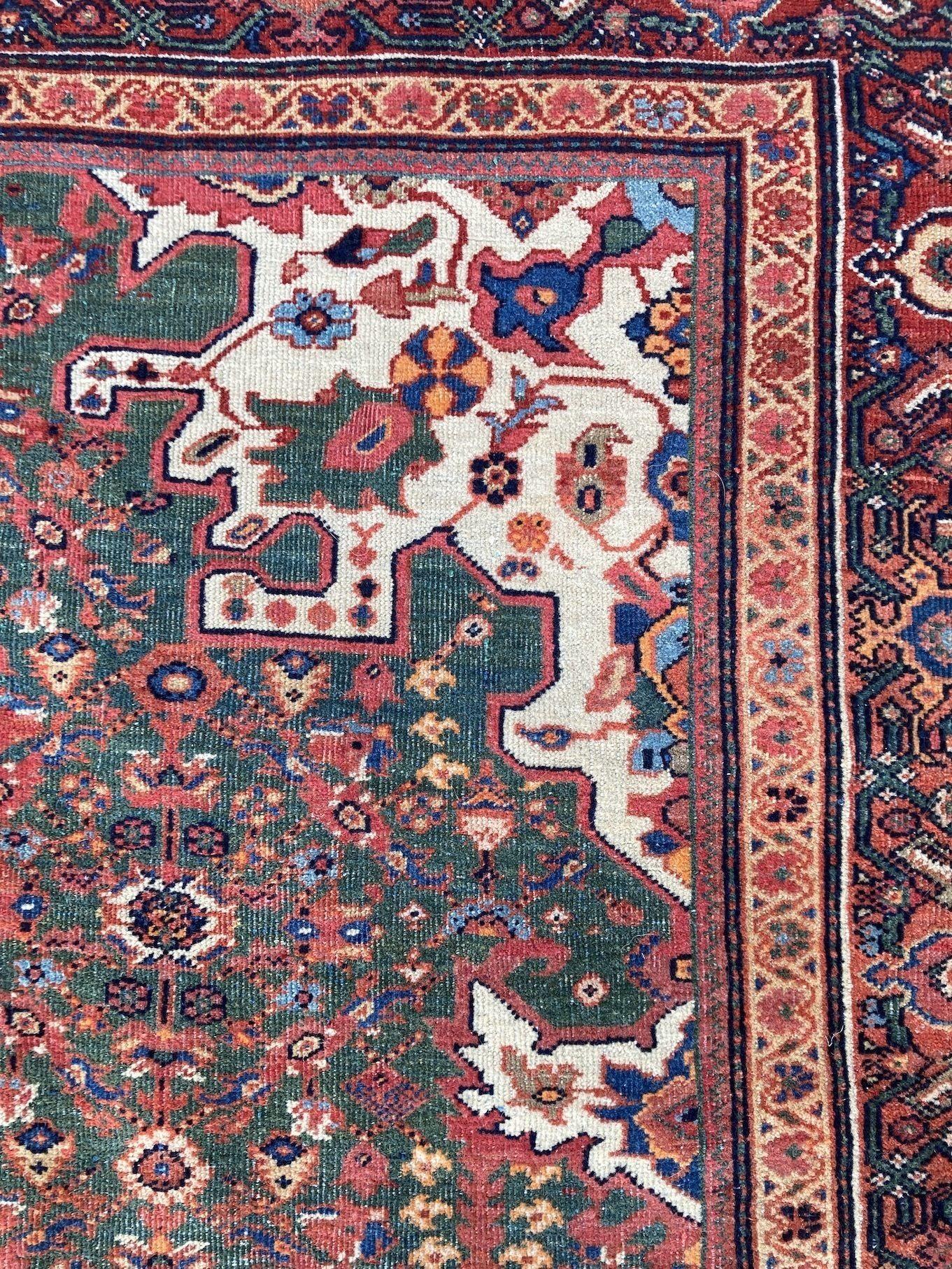 Antiker Mahal-Teppich, 2,08 m x 1,32 m, antik im Angebot 6