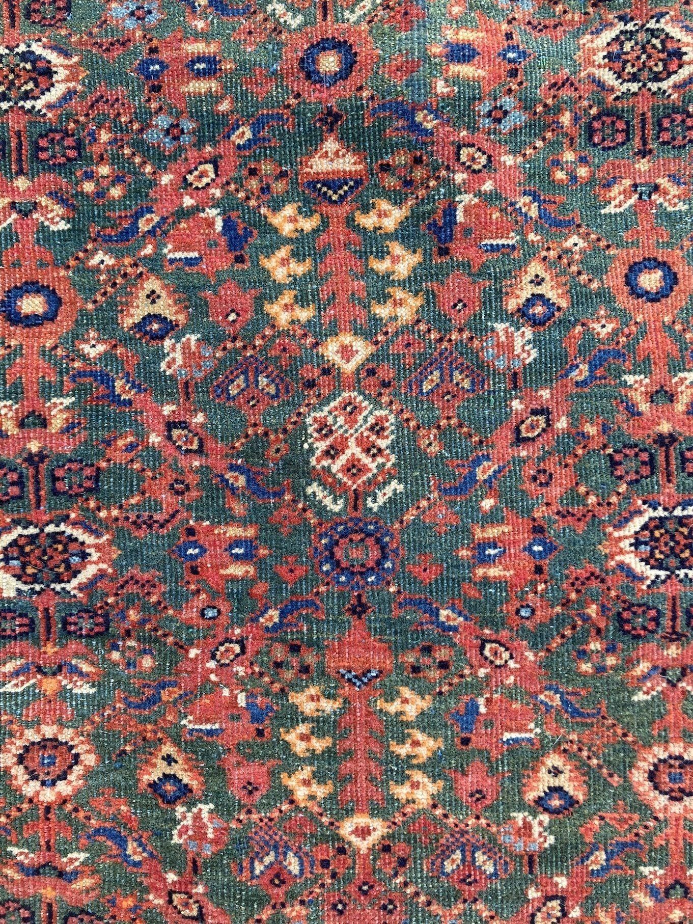 Antiker Mahal-Teppich, 2,08 m x 1,32 m, antik im Angebot 8