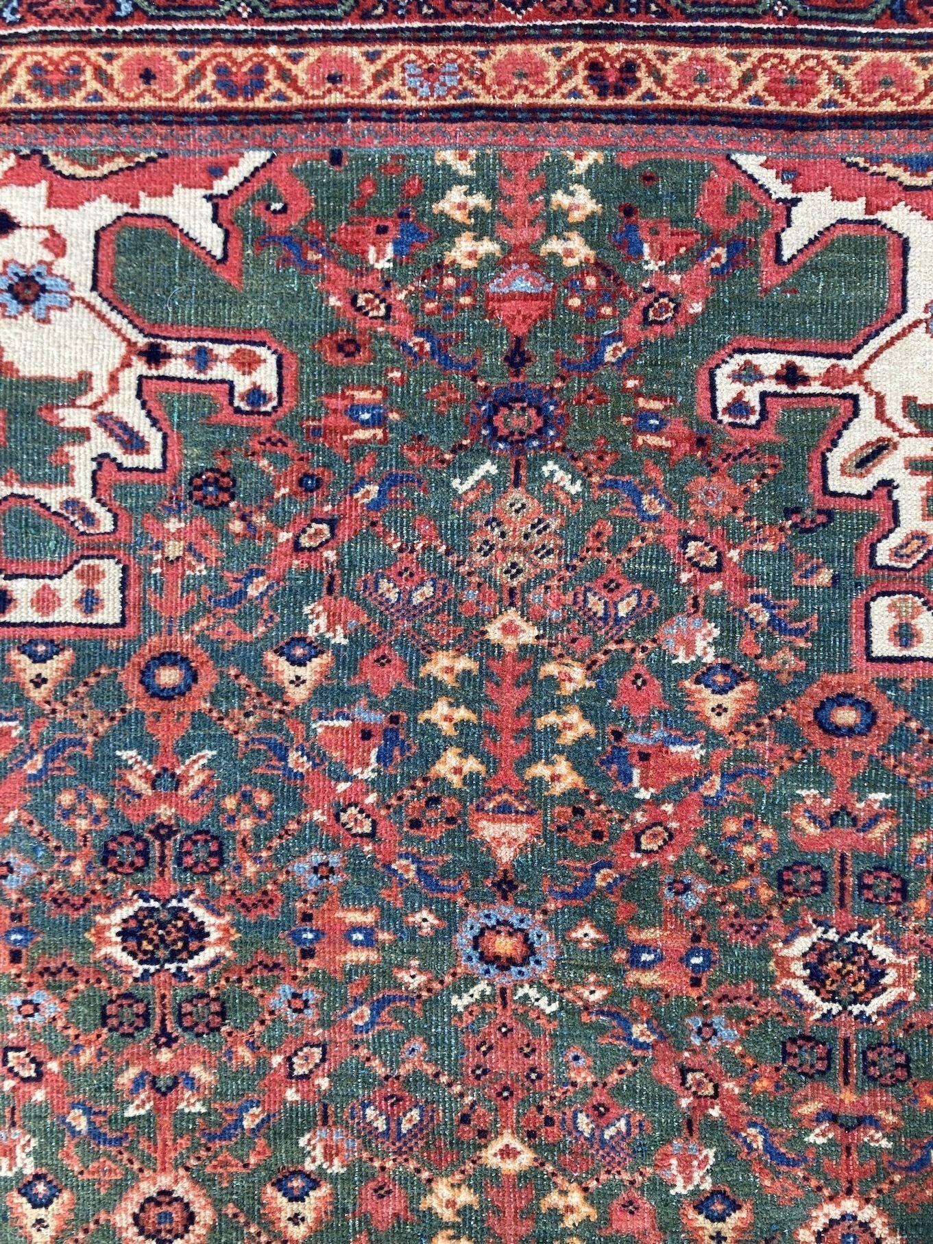 Antiker Mahal-Teppich, 2,08 m x 1,32 m, antik im Angebot 9