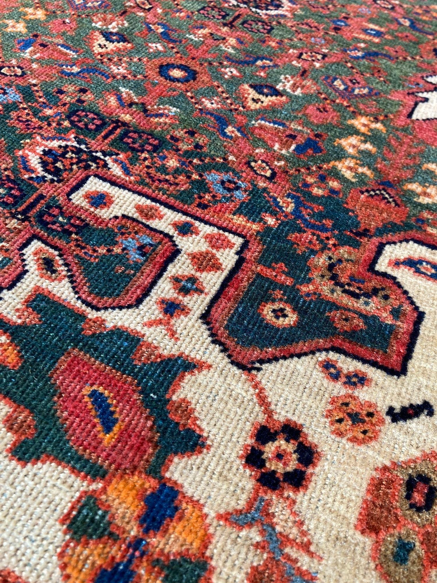 Antiker Mahal-Teppich, 2,08 m x 1,32 m, antik im Angebot 4