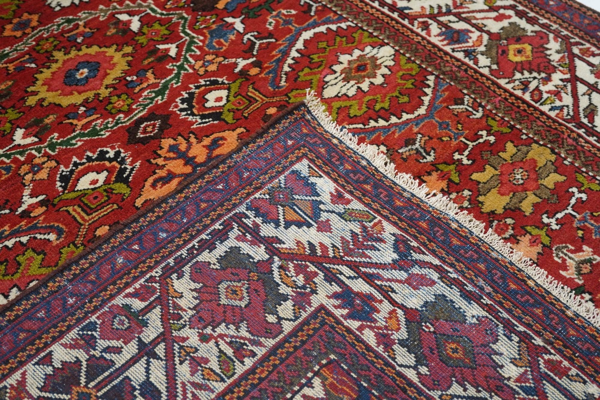 Antiker Mahal-Teppich 4'6'' x 8'8'' im Angebot 3