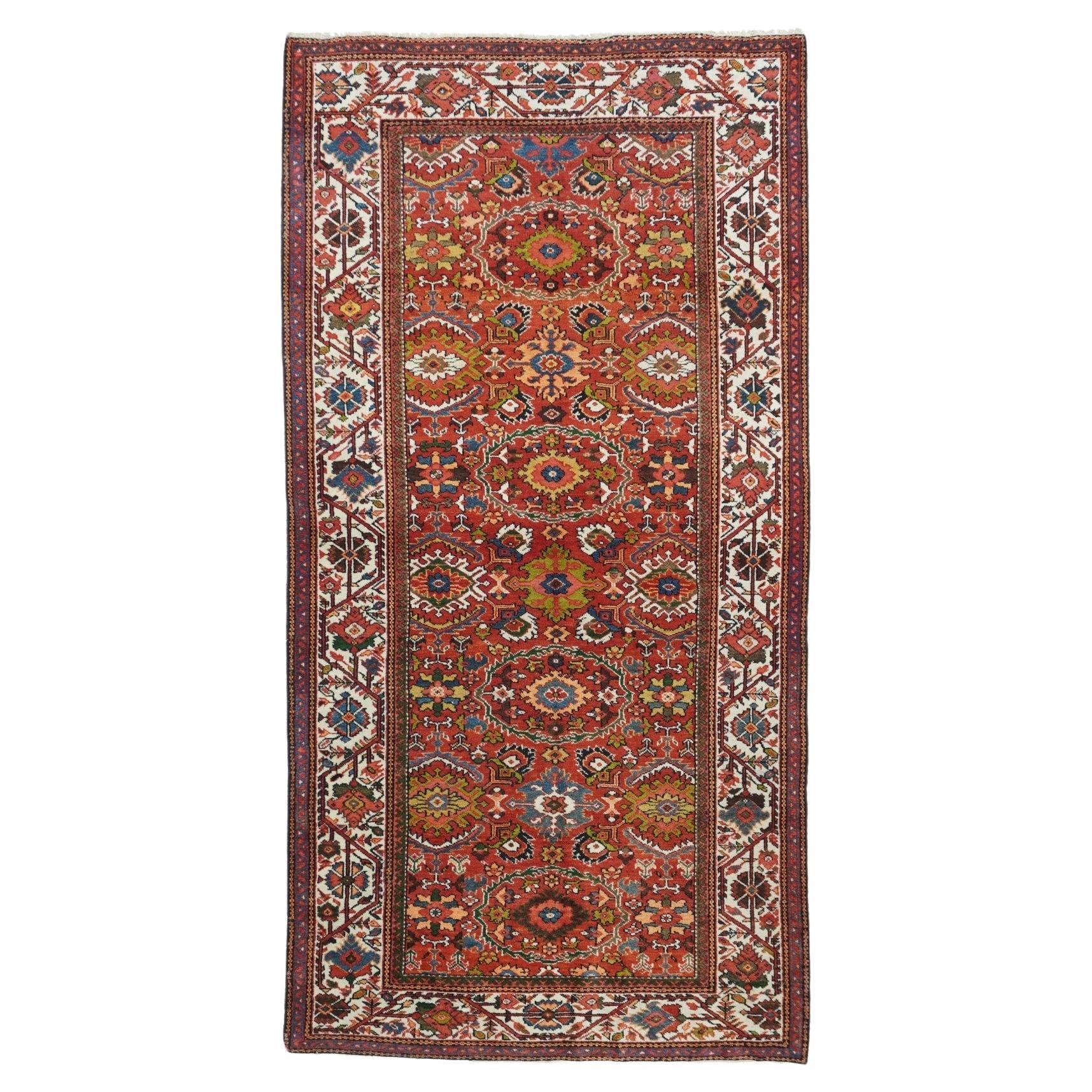 Antiker Mahal-Teppich 4'6'' x 8'8''