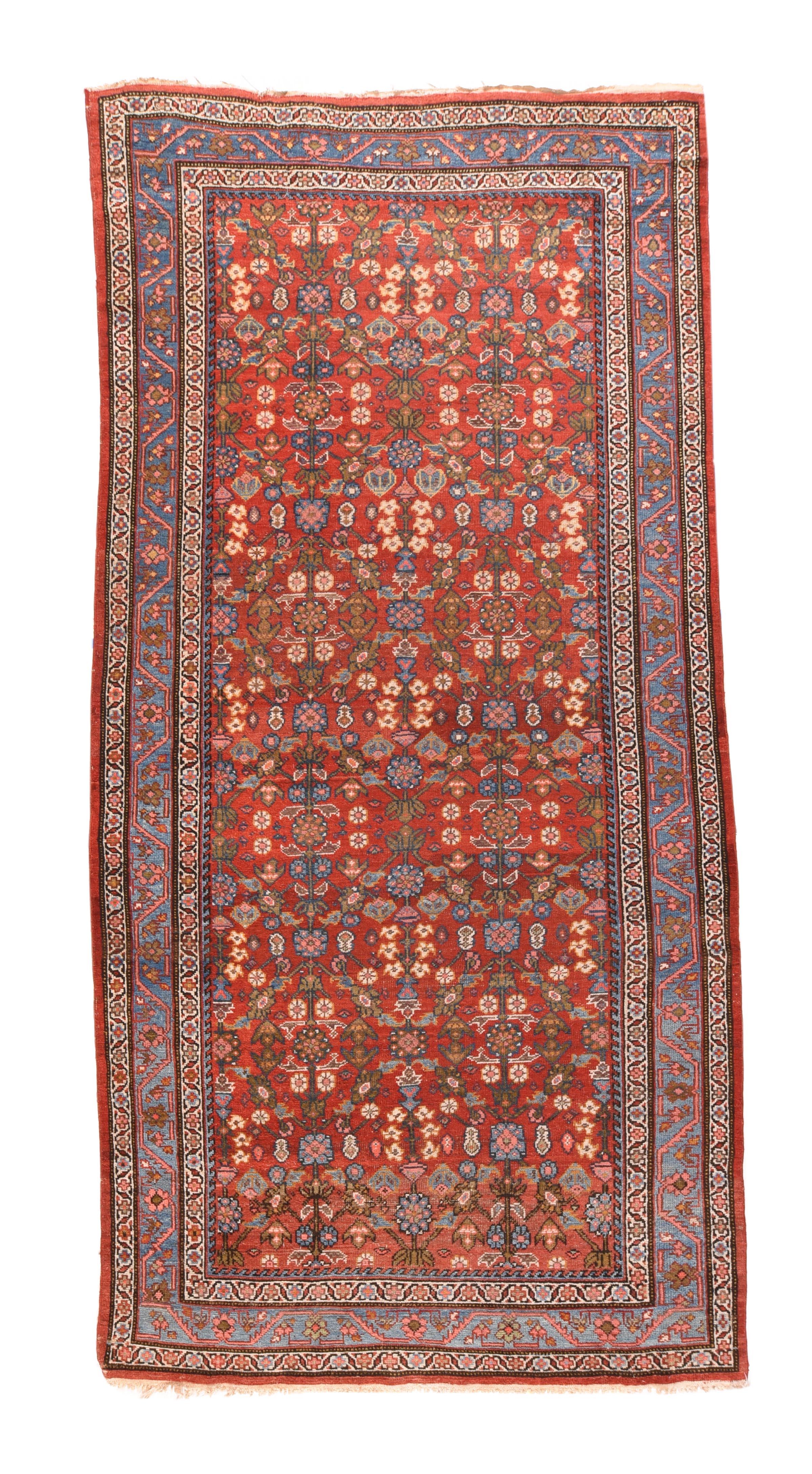 Antiker Mahal-Teppich 5'3'' x 10'6'' (Persisch) im Angebot