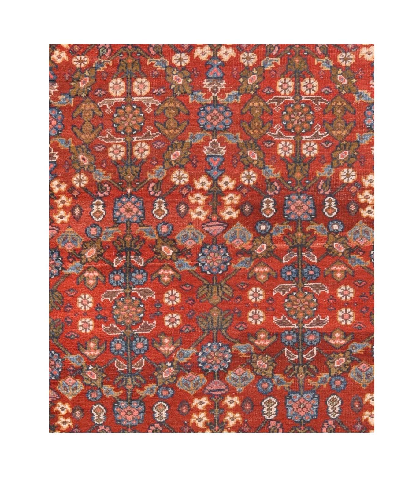 Antiker Mahal-Teppich 5'3'' x 10'6'' (Handgeknüpft) im Angebot