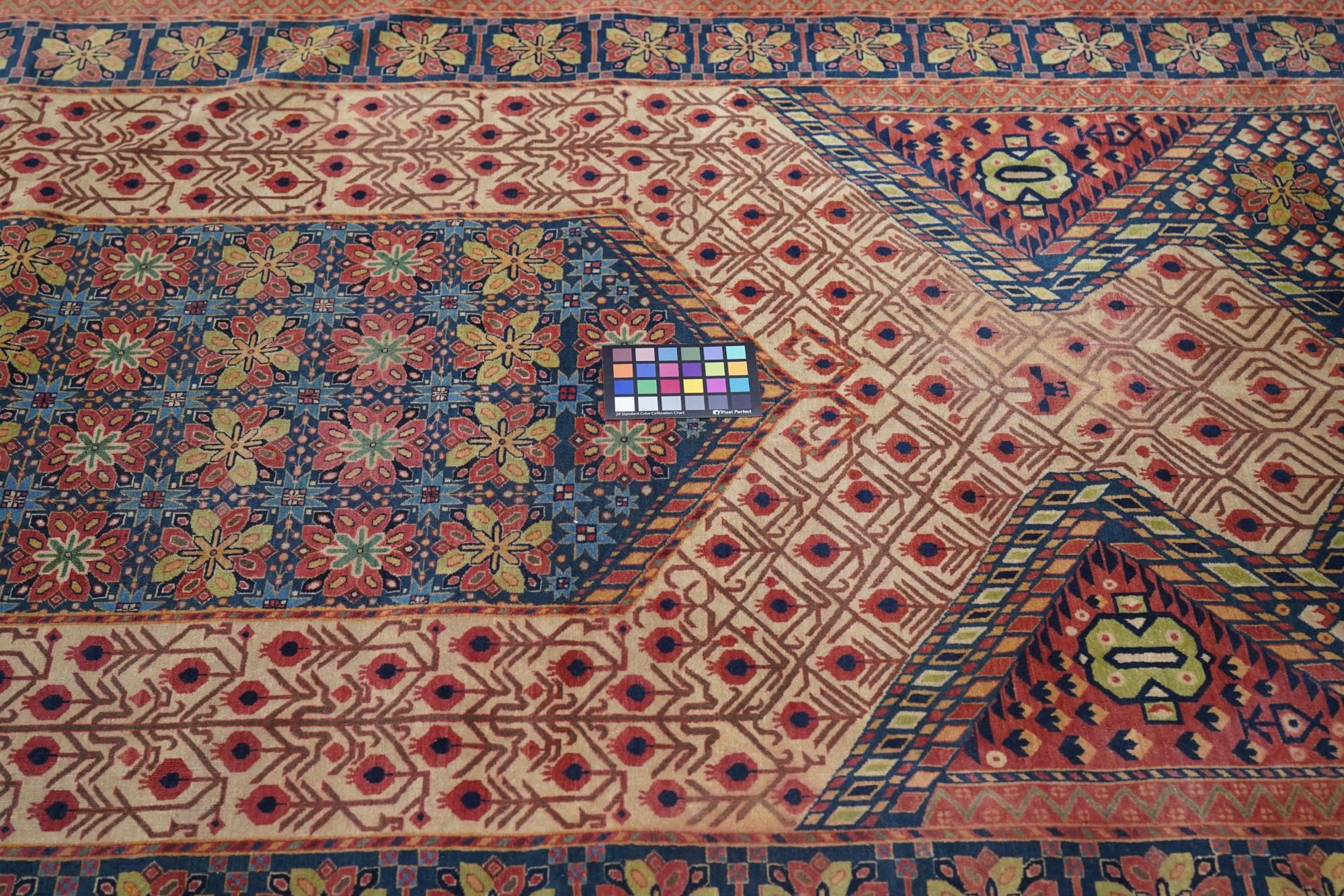 Antique Mohtasham Kashan Rug 4'7'' x 7'0'' For Sale 3