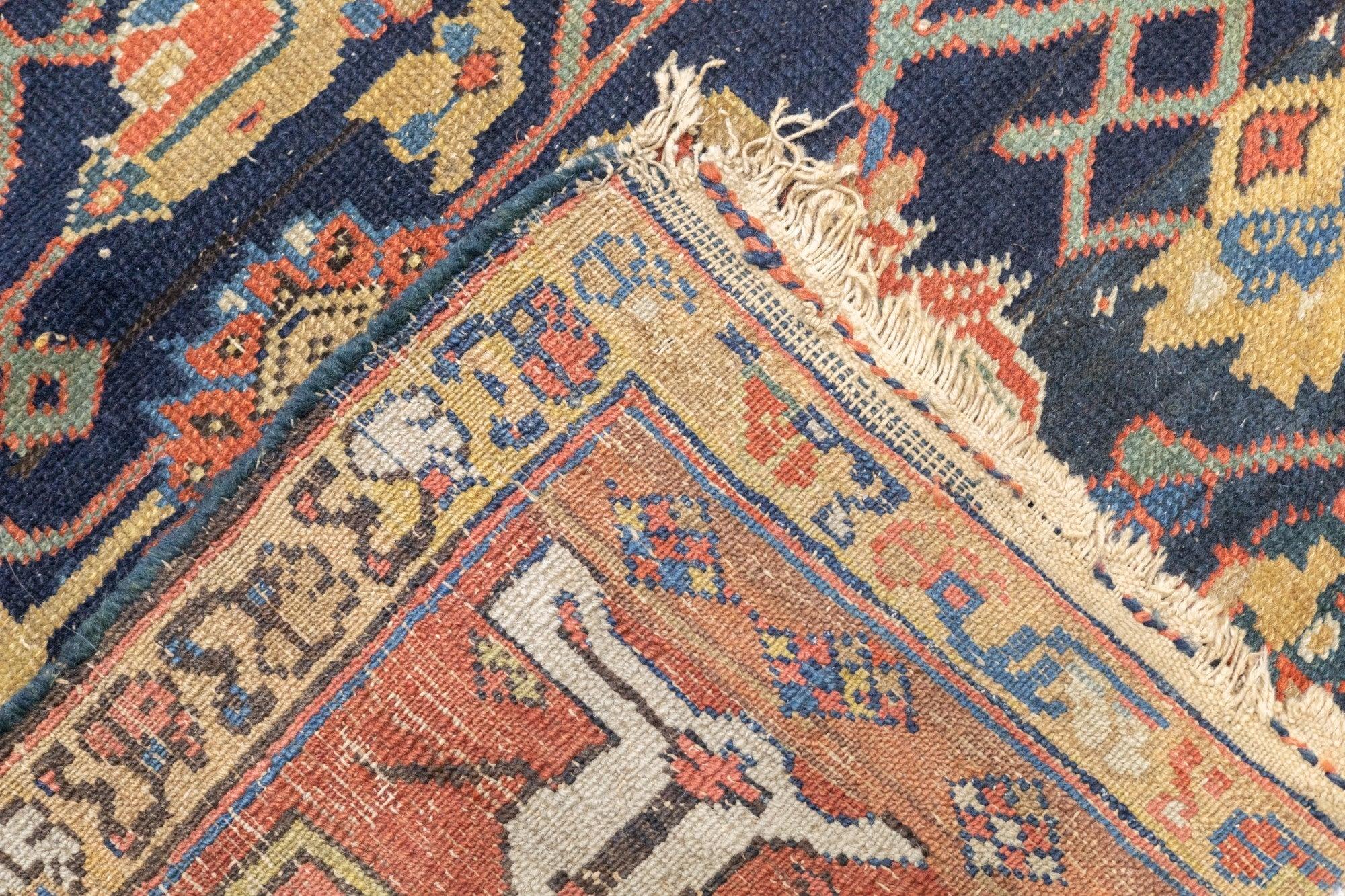 Antique Mahal Rug 5'7'' x 8'5'' For Sale 5