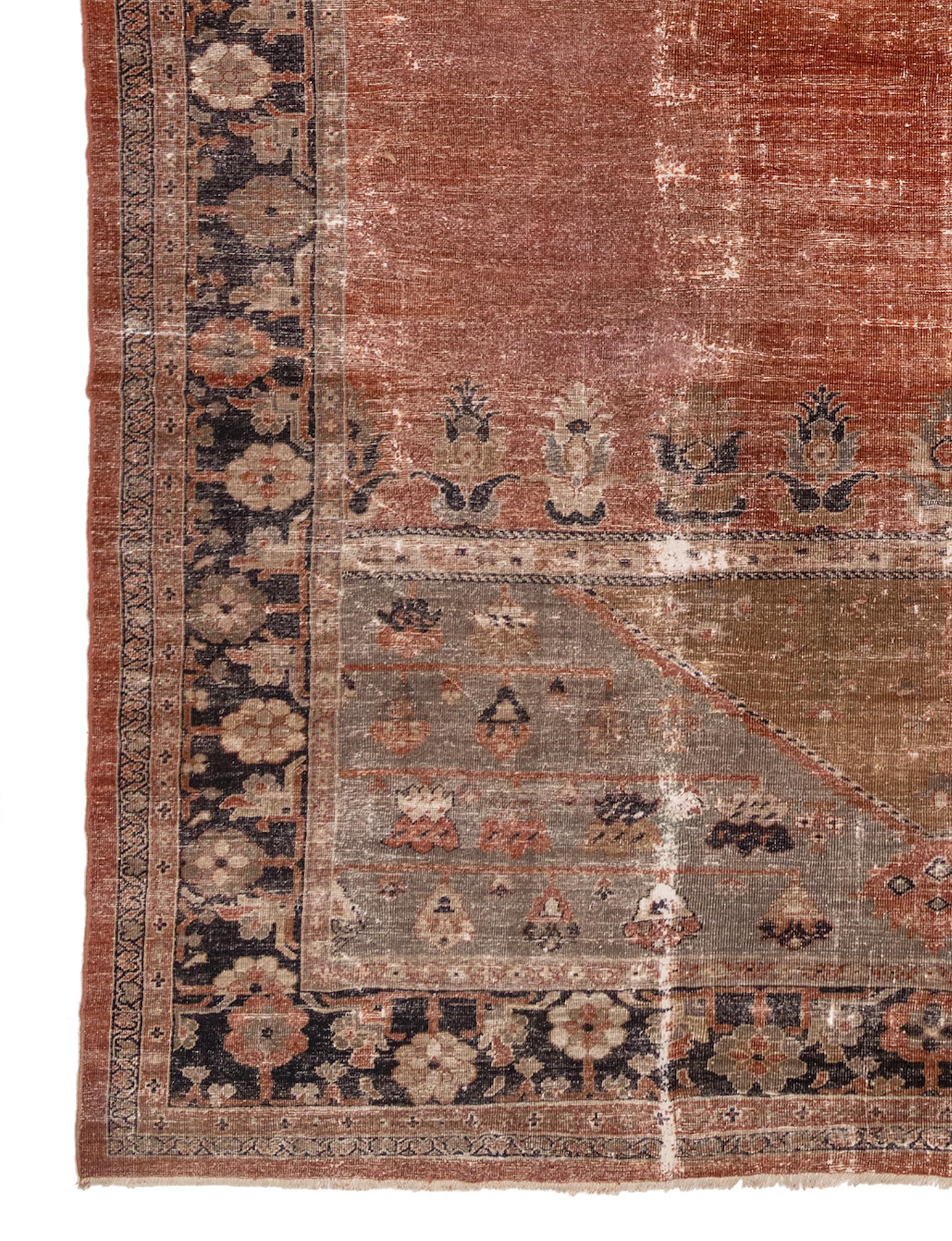 The Mahal rug stands as an incredibly vibrant and descriptive carpet, almost teetering onto the subject of an art form. A fine addition to any form sporting a unique approach and aesthetic among the many forms of Oriental and Persian rugs.