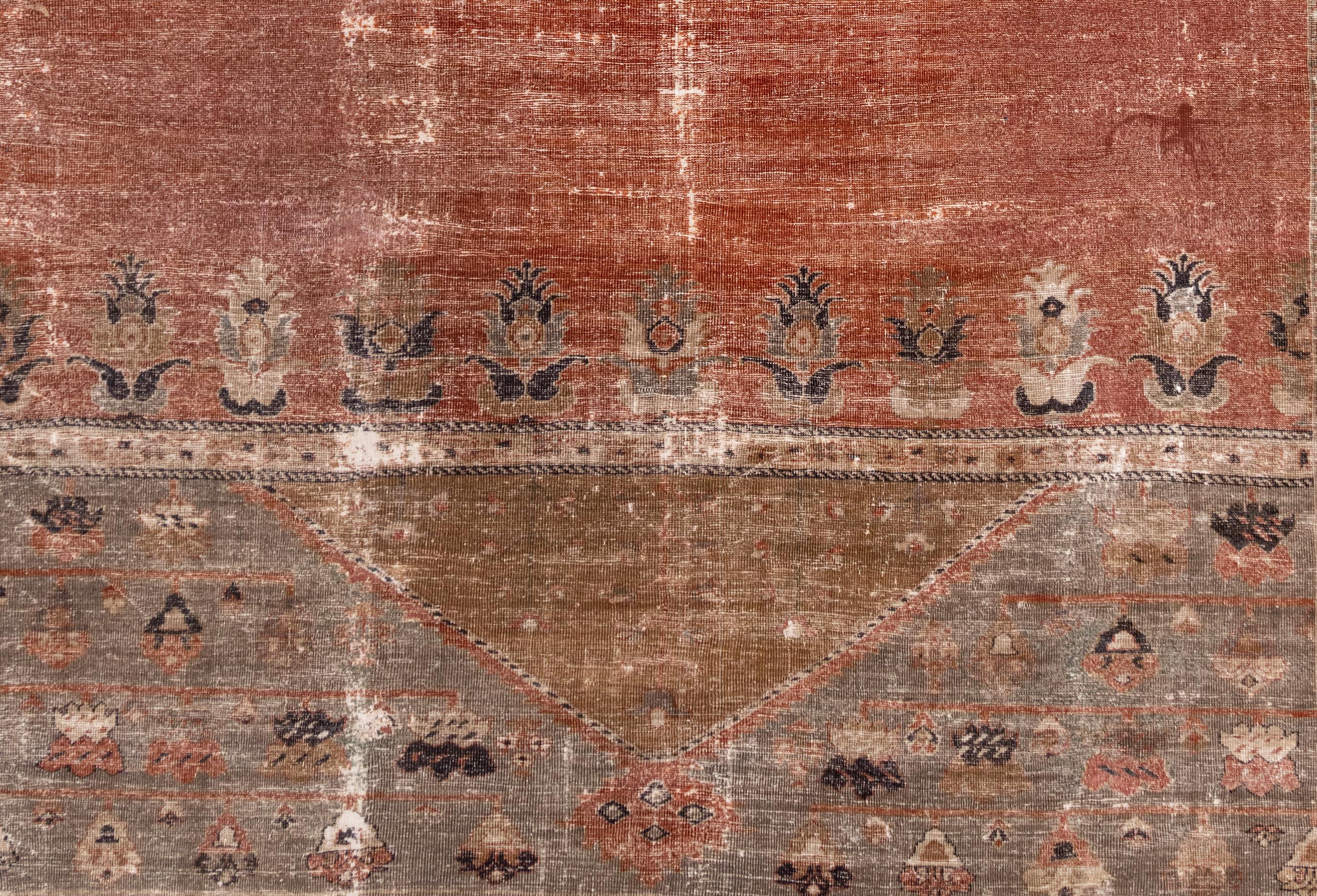 Sultanabad Antique Mahal Rug, C. 1880s For Sale