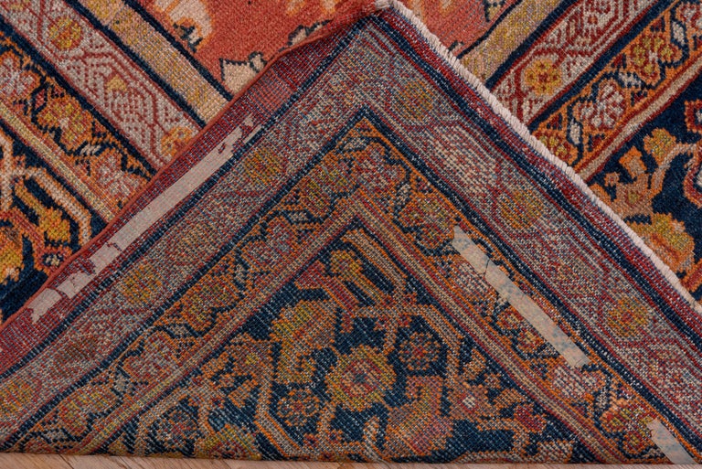 Antique Red Persian Mahal Carpet For Sale at 1stDibs