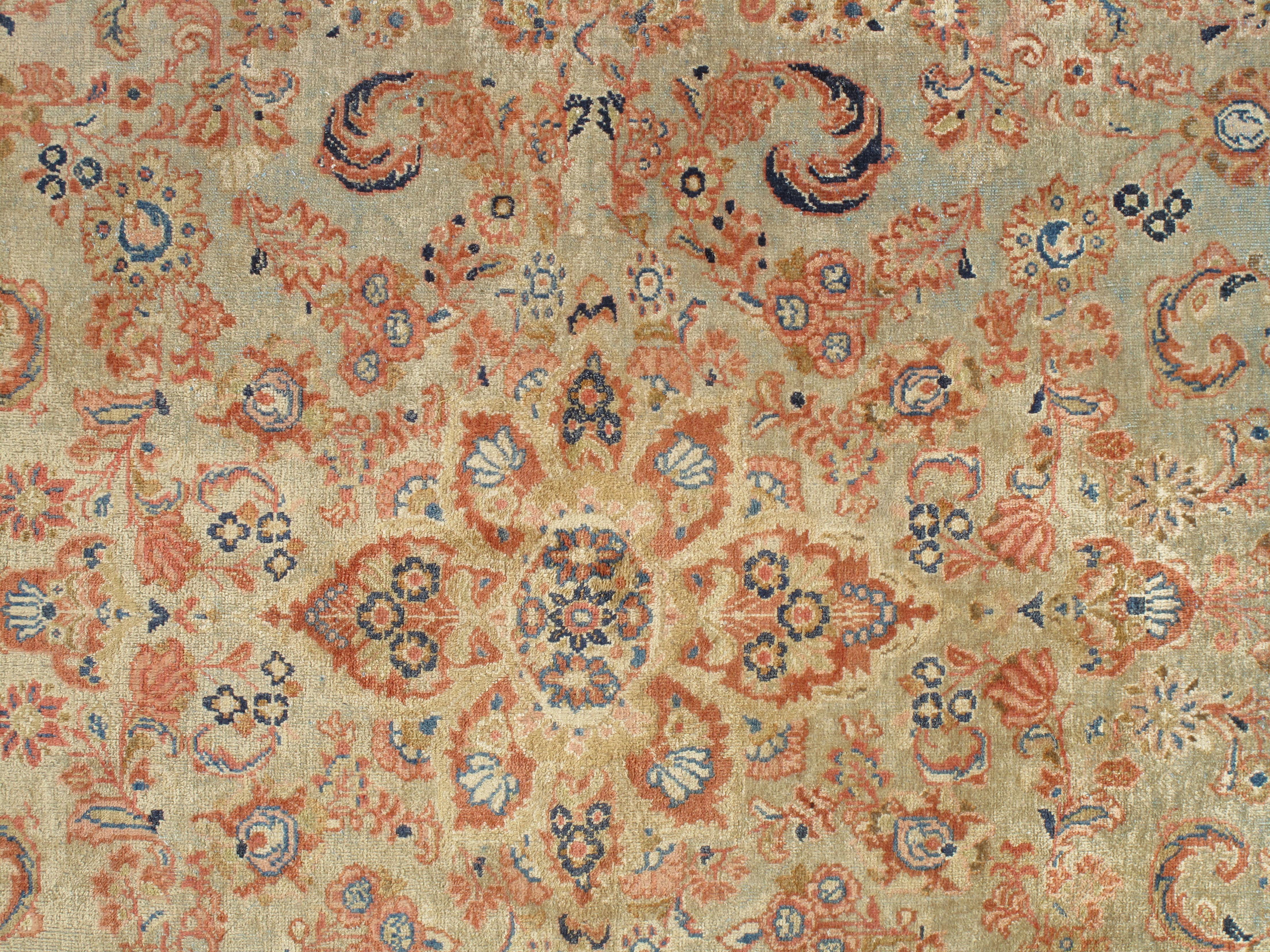 Mahal is a region in NW Persia. Mahal's just like Sultanabad’s are famous for their floral designs as they improved the quality and designs to match the European taste. Adapting the traditional patterns for use in European and American homes.