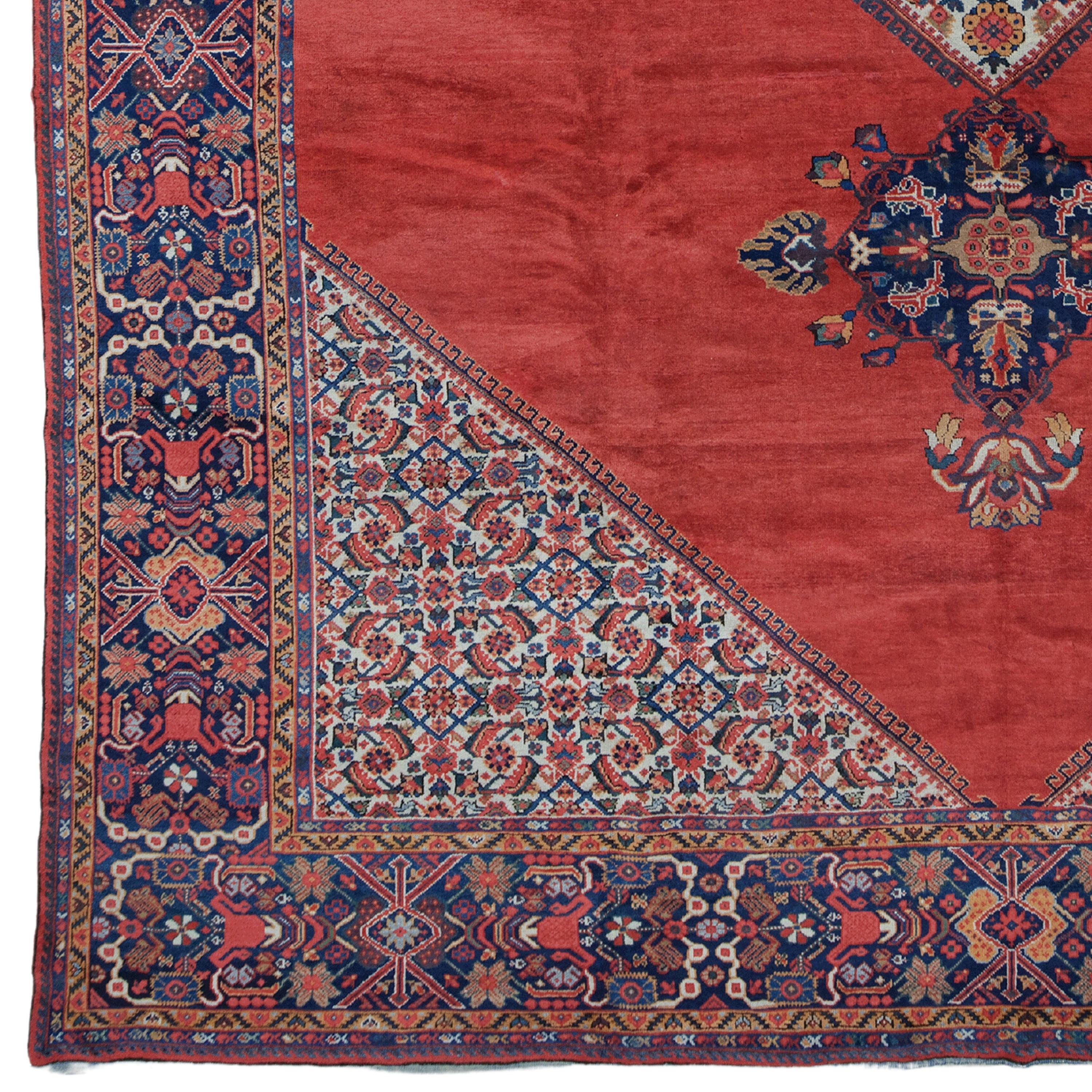 An Aesthetic Beauty: Antique Mahal Carpet of the End of the 19th Century

If you want to add historical and artistic value to your home, this antique carpet is for you. This carpet is a Mahal carpet woven in the Mahal region at the end of the 19th