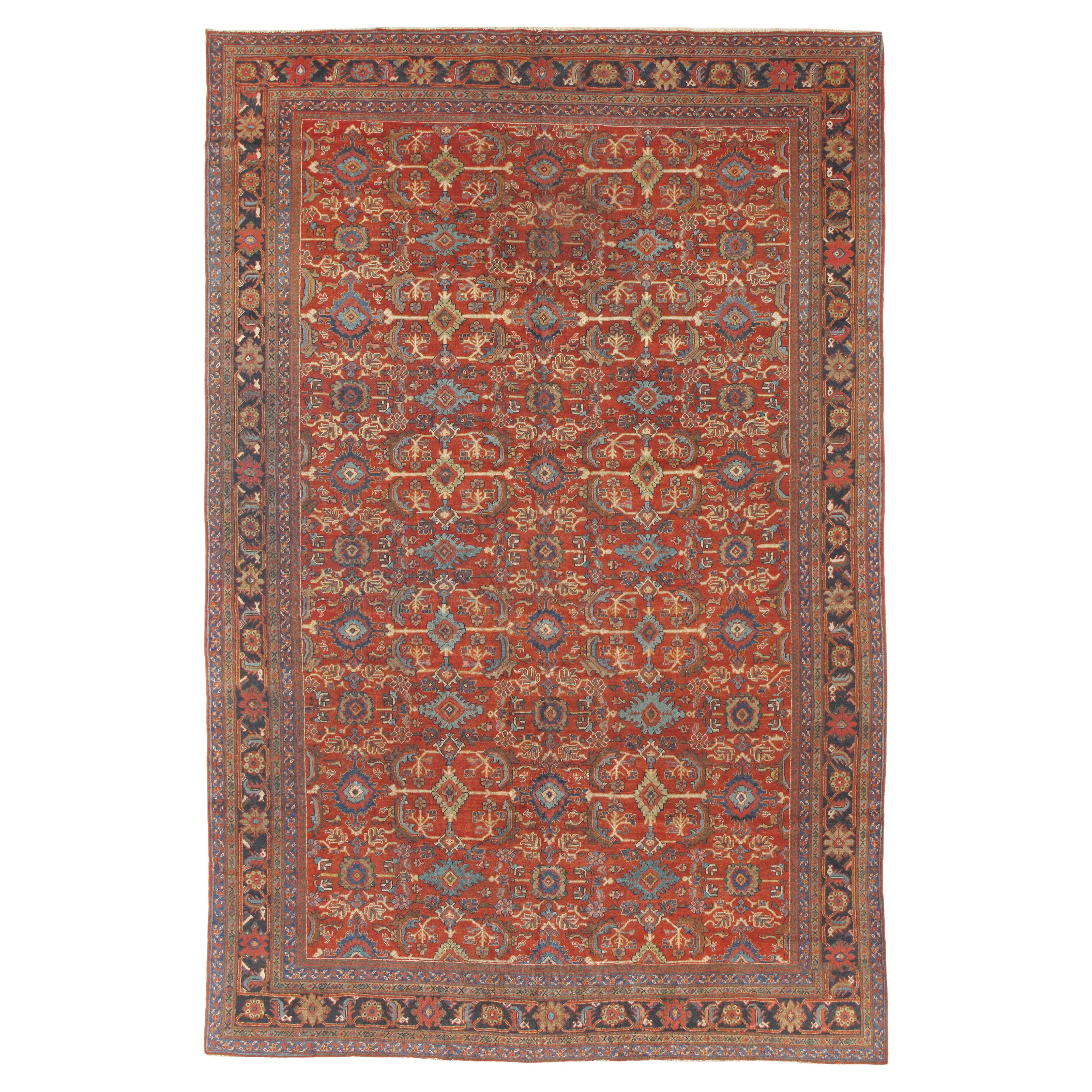 Tapis ancien Mahal Sultanabad  9'8 x 14'6