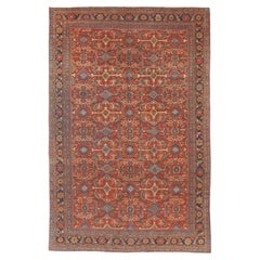 Antique Mahal Sultanabad Carpet Rug  9'8 x 14'6