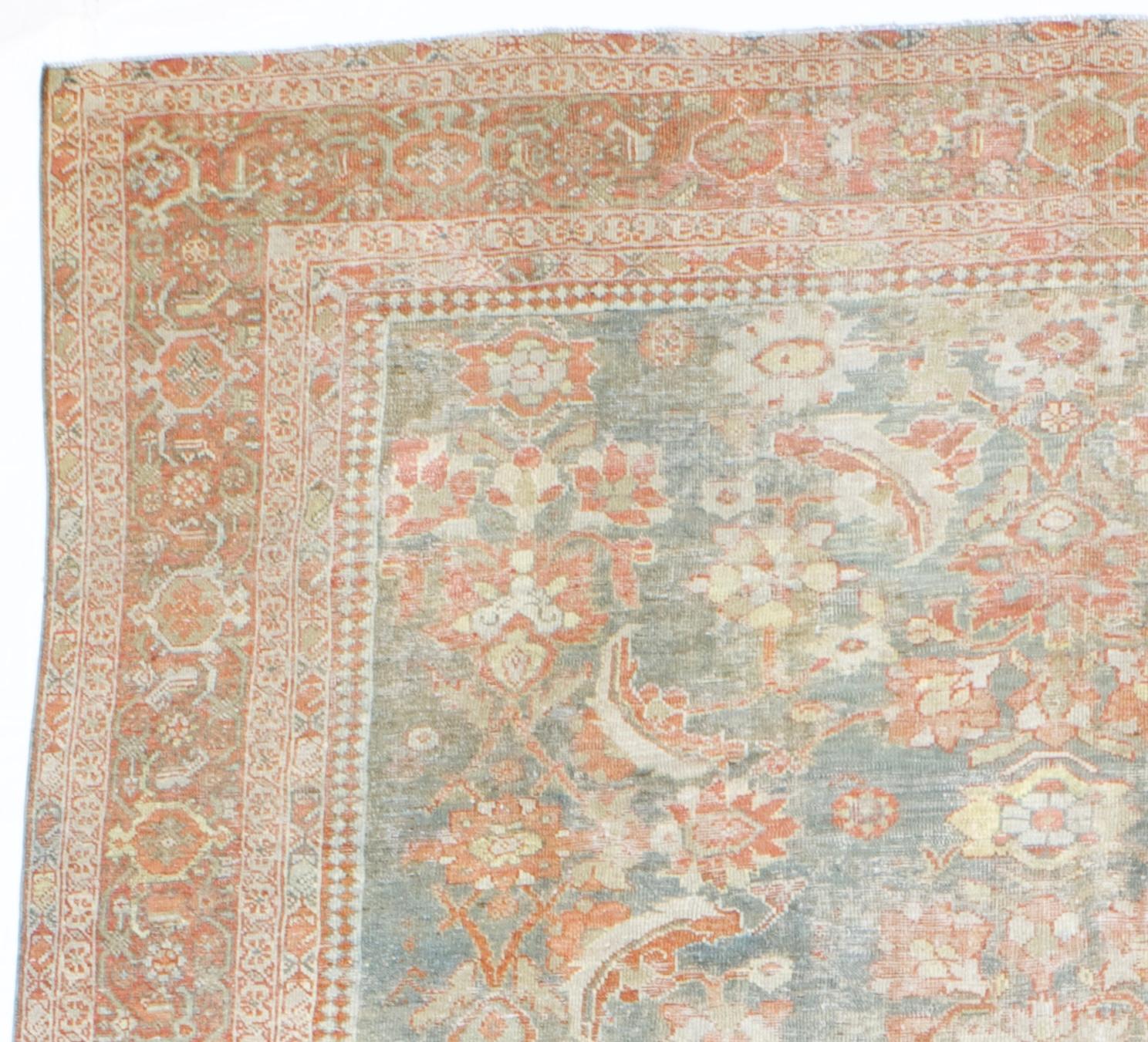 Antike Mahal Sultanabad Teppich 8'4