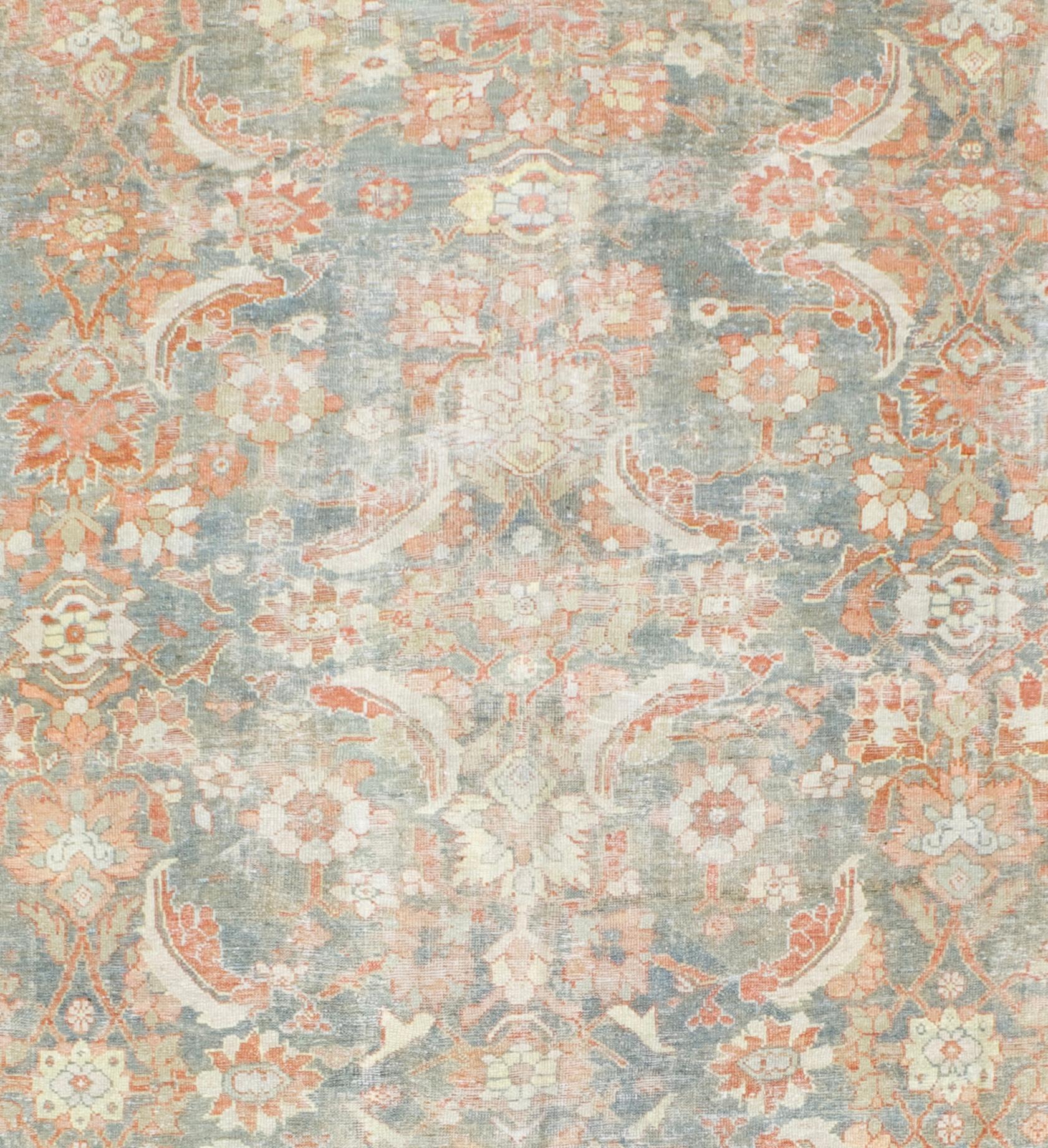 Antike Mahal Sultanabad Teppich 8'4