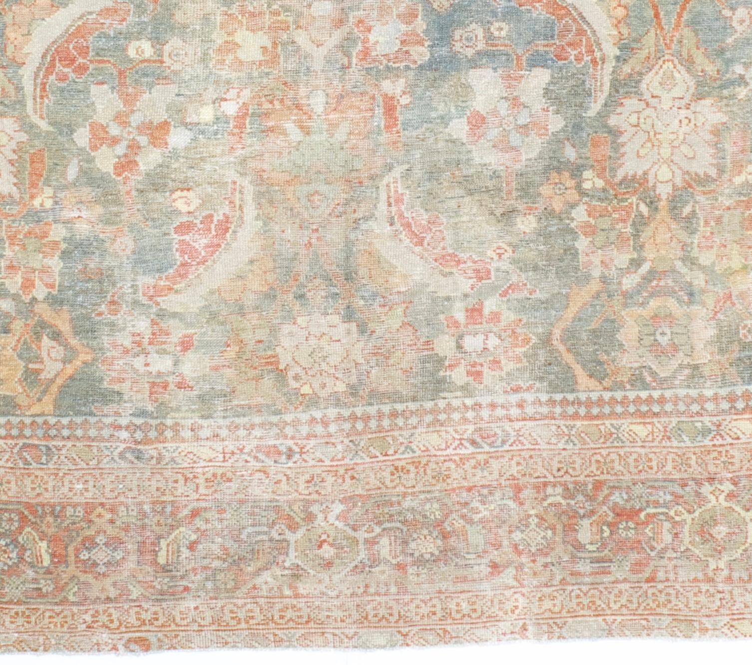 Antike Mahal Sultanabad Teppich 8'4