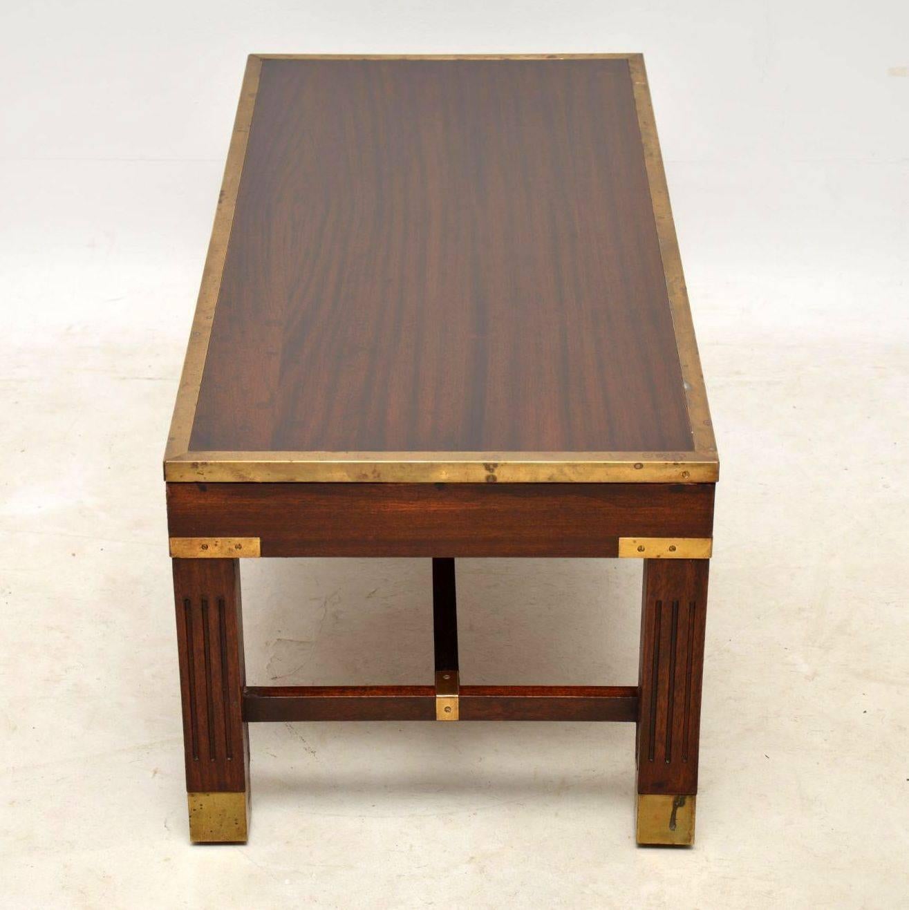 mahogany coffee table antique