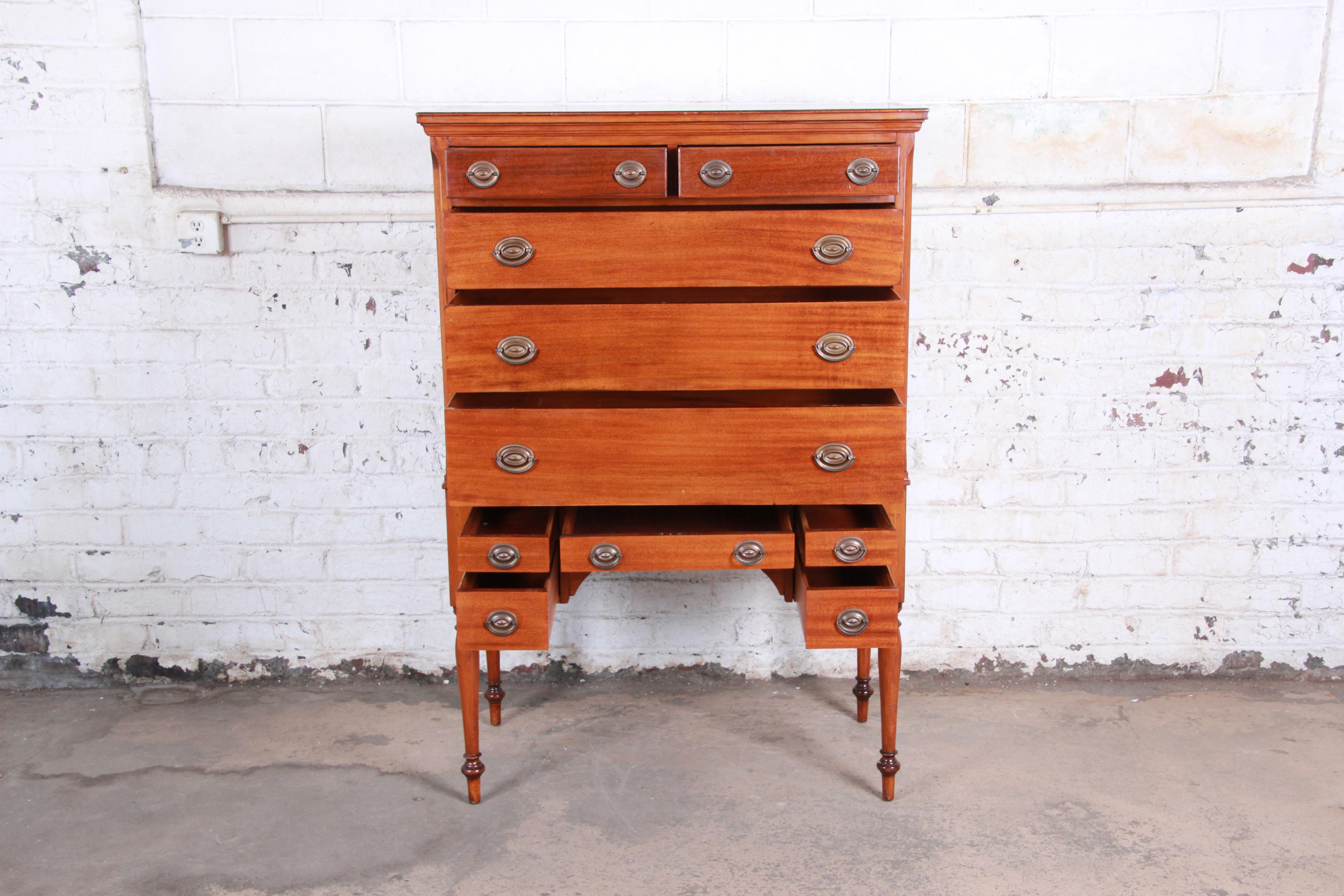 highboy chest of drawers