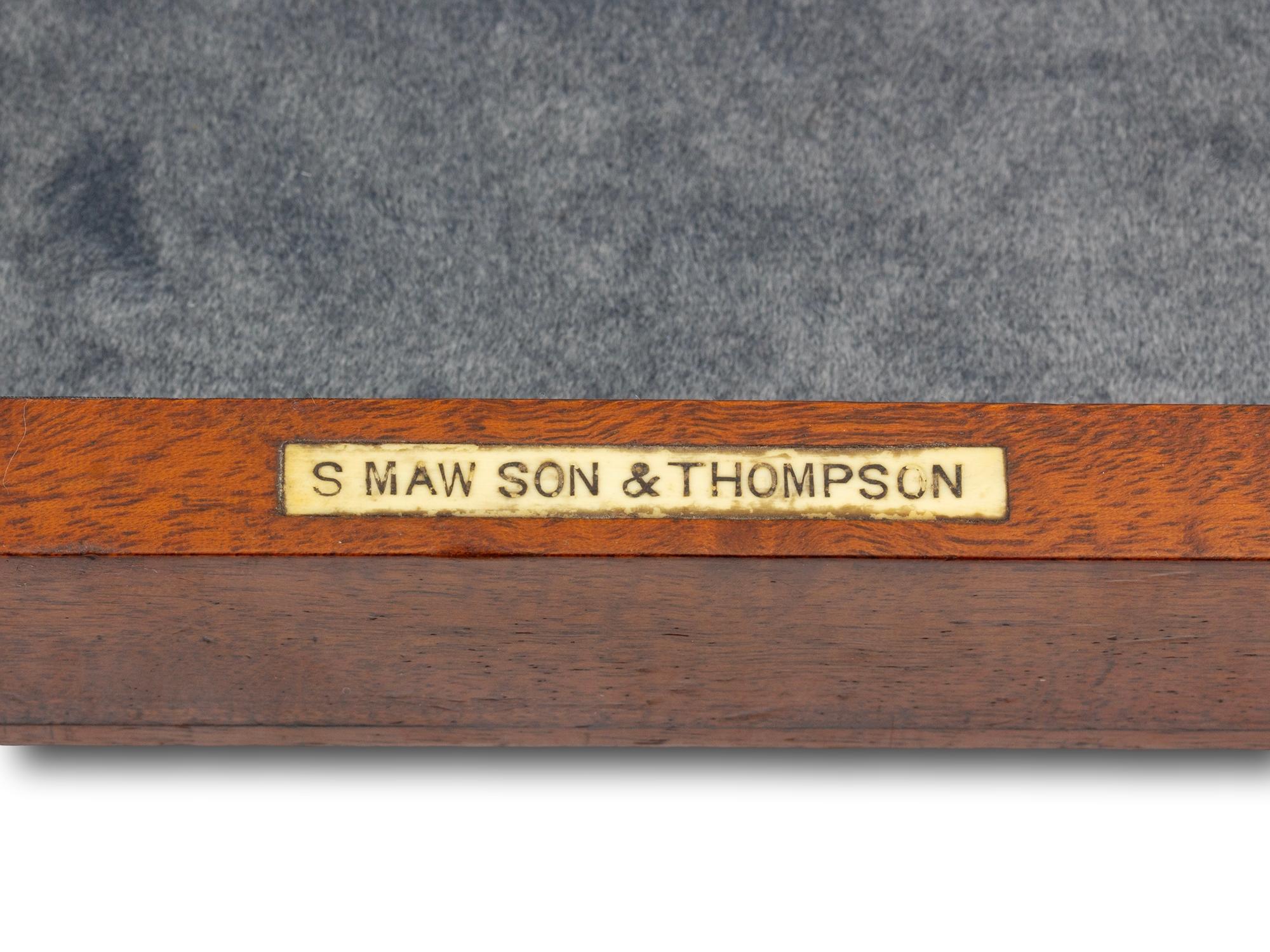 Antique Mahogany Accessories Jewelry Box For Sale 2