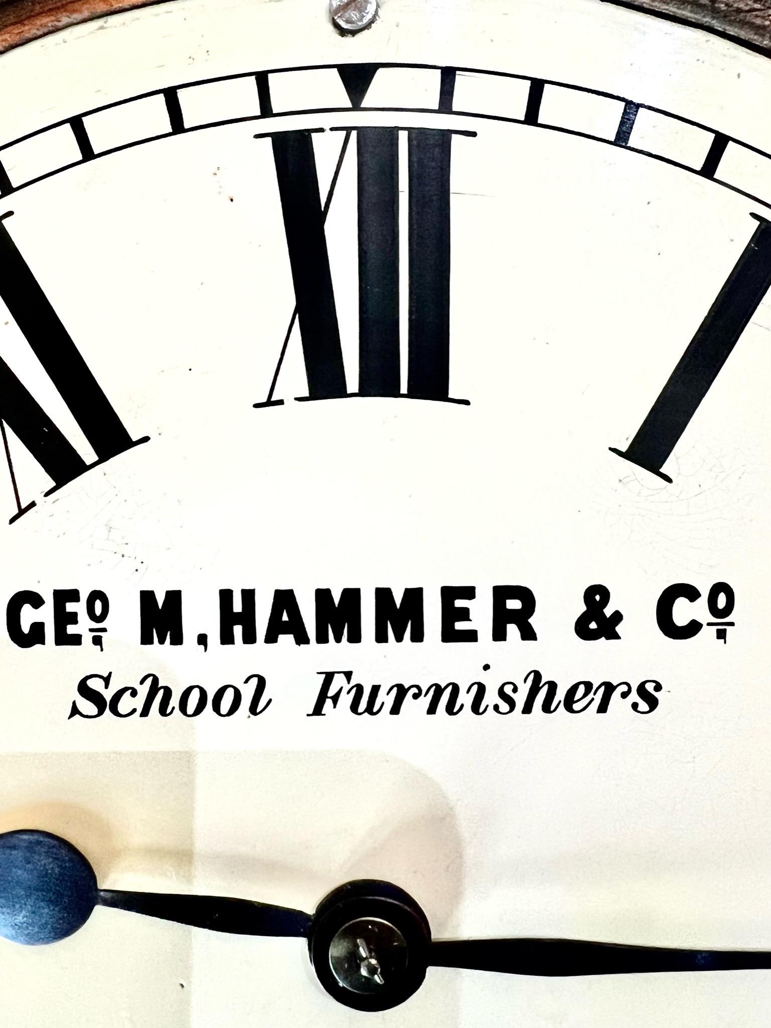 Antique Mahogany and Brass Eight Day Single Fusee Timepiece Dial Clock 2