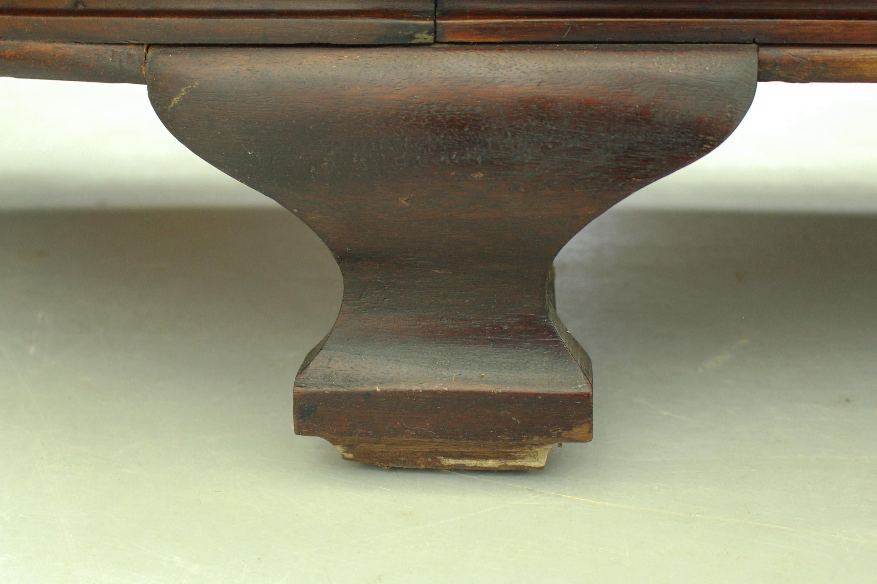 Antique Mahogany and Brass Shop Counter by Pollards, 1920s 4