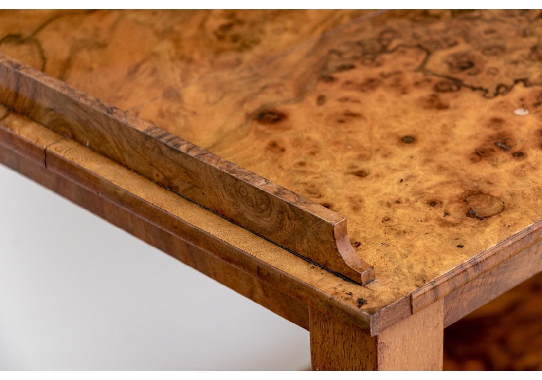 Antike Mahagoni und Wurzelgerste Twist Etagere auf Rollen im Angebot 5
