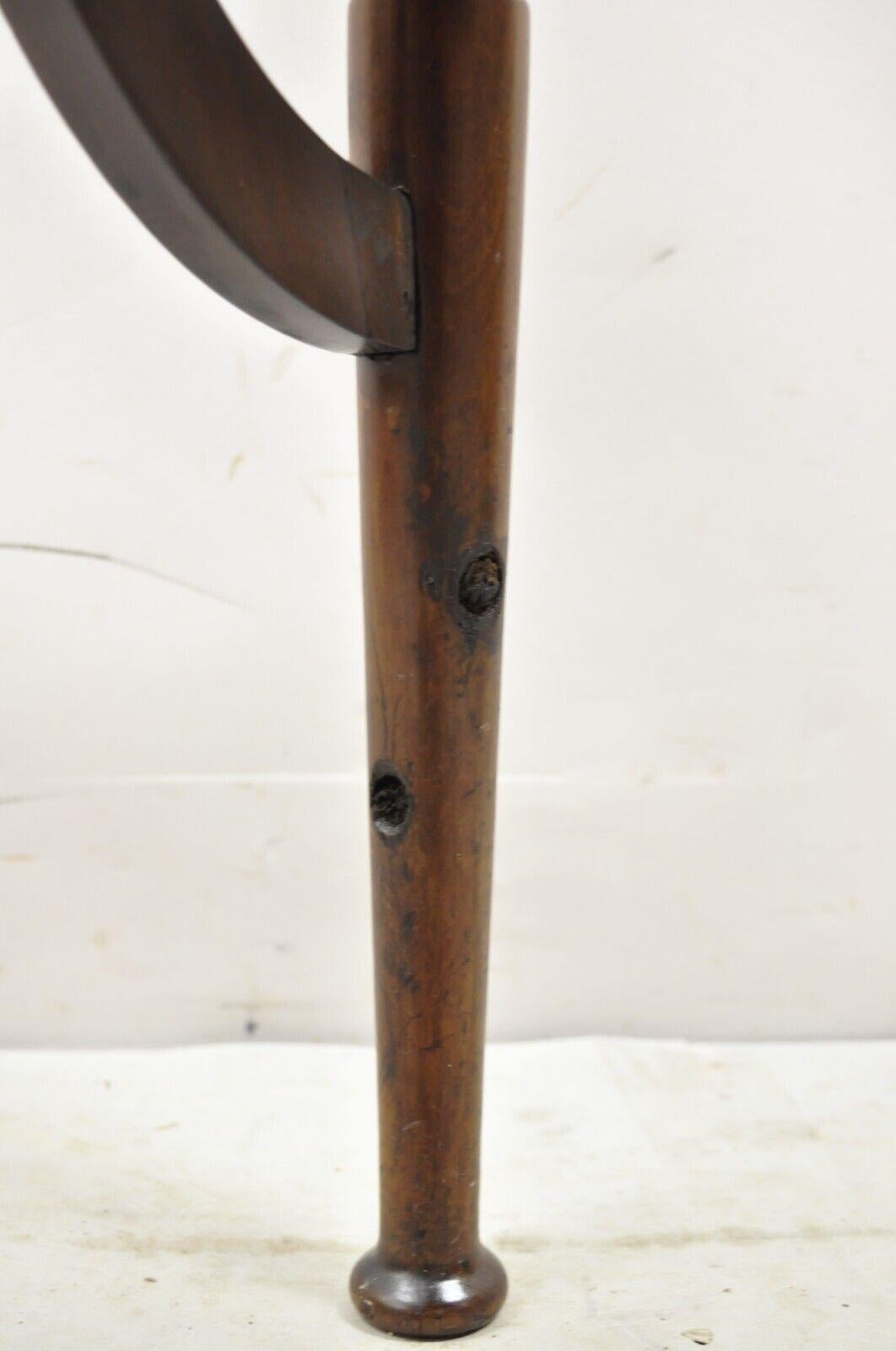 Sedia da salotto antica in mogano Art Nouveau con pinna alta dopo J.S. Henry in vendita 4