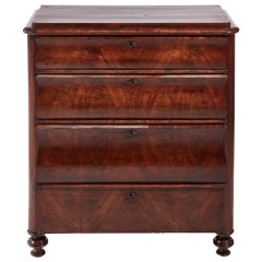 Antique Mahogany Biedermeier Chest of Drawers