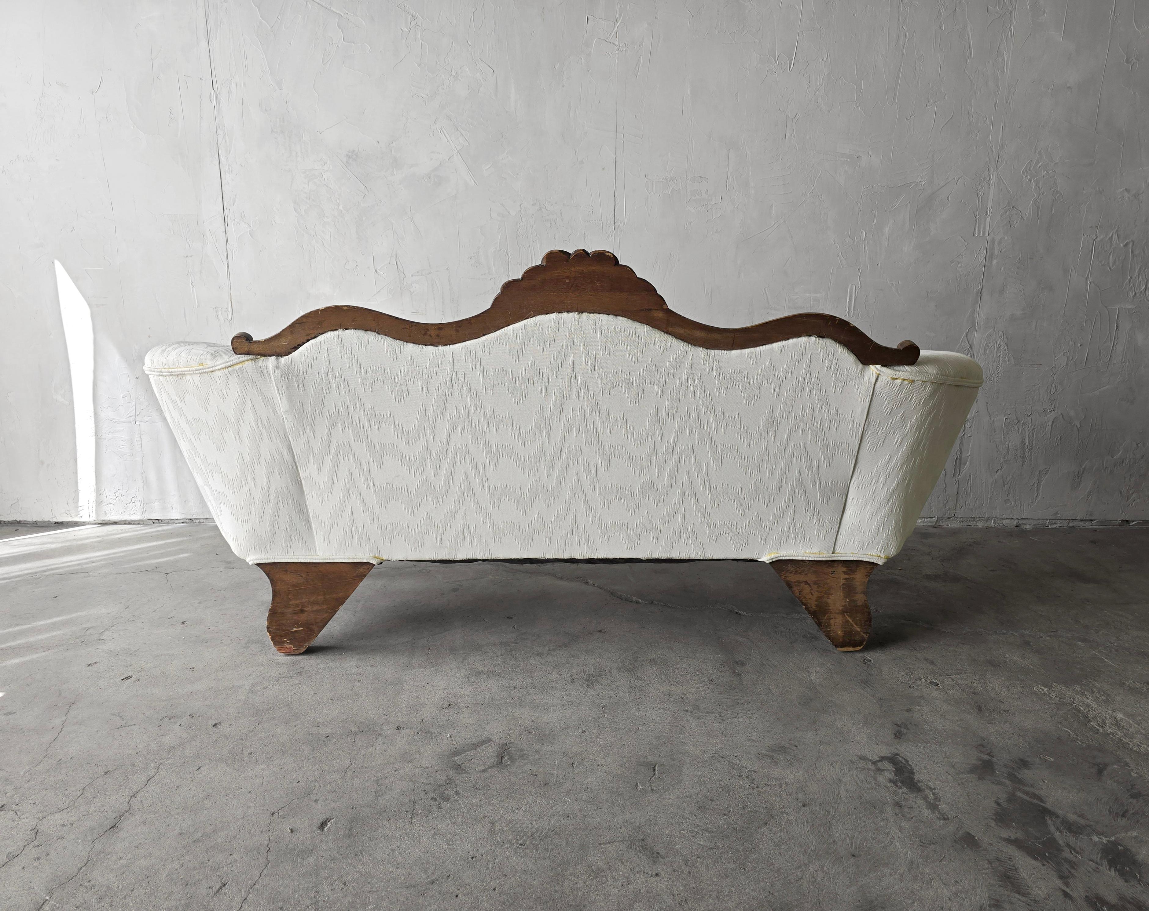 Canapé Biedermeier ancien en acajou en vente 2