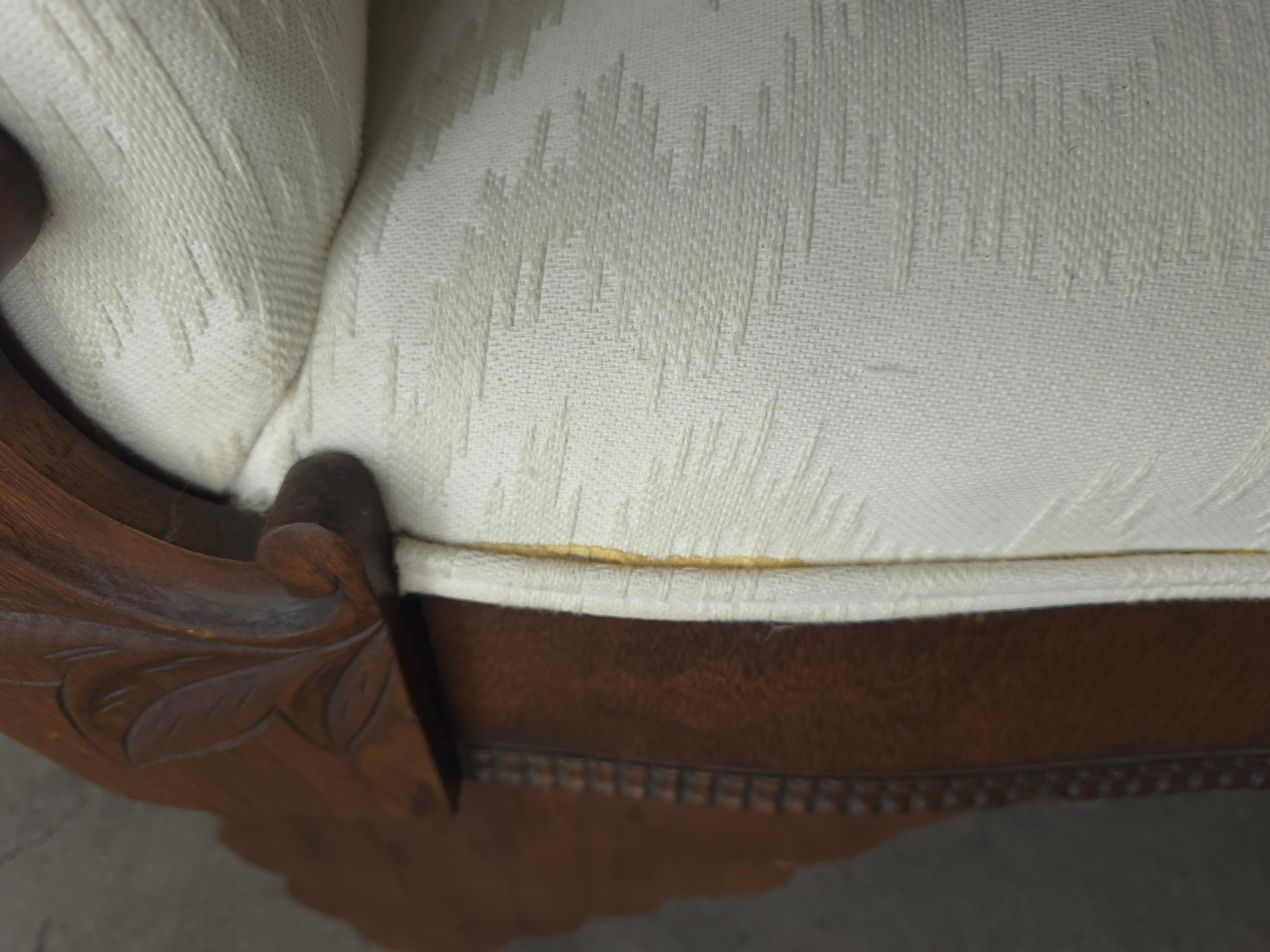 Canapé Biedermeier ancien en acajou en vente 4