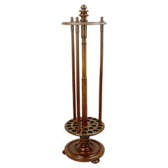 Antique Mahogany Billiard, Snooker Cue Stand, Pool Cue Stand