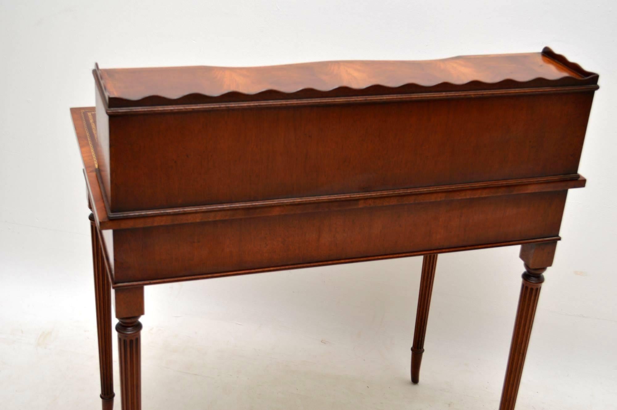 Antique Mahogany Bonheur Du Jour Desk 2