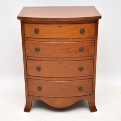 Antique Mahogany Bow Front Chest of Drawers