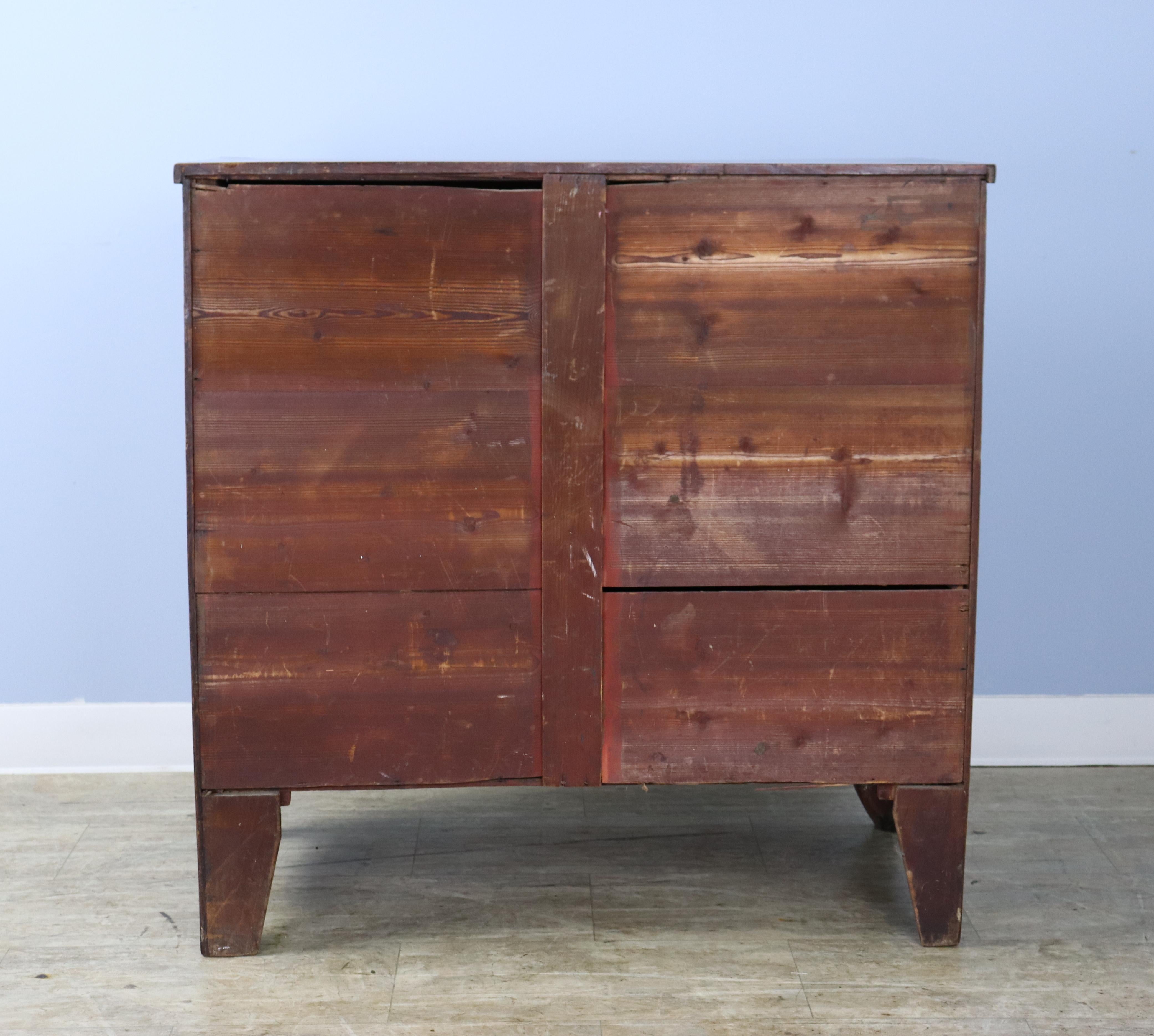 Antique Mahogany Bowfront Chest of Drawers For Sale 4
