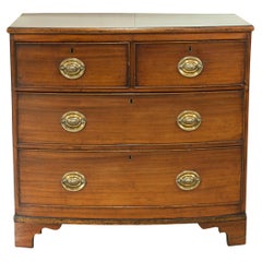 Antique Mahogany Bowfronted Chest of Drawers