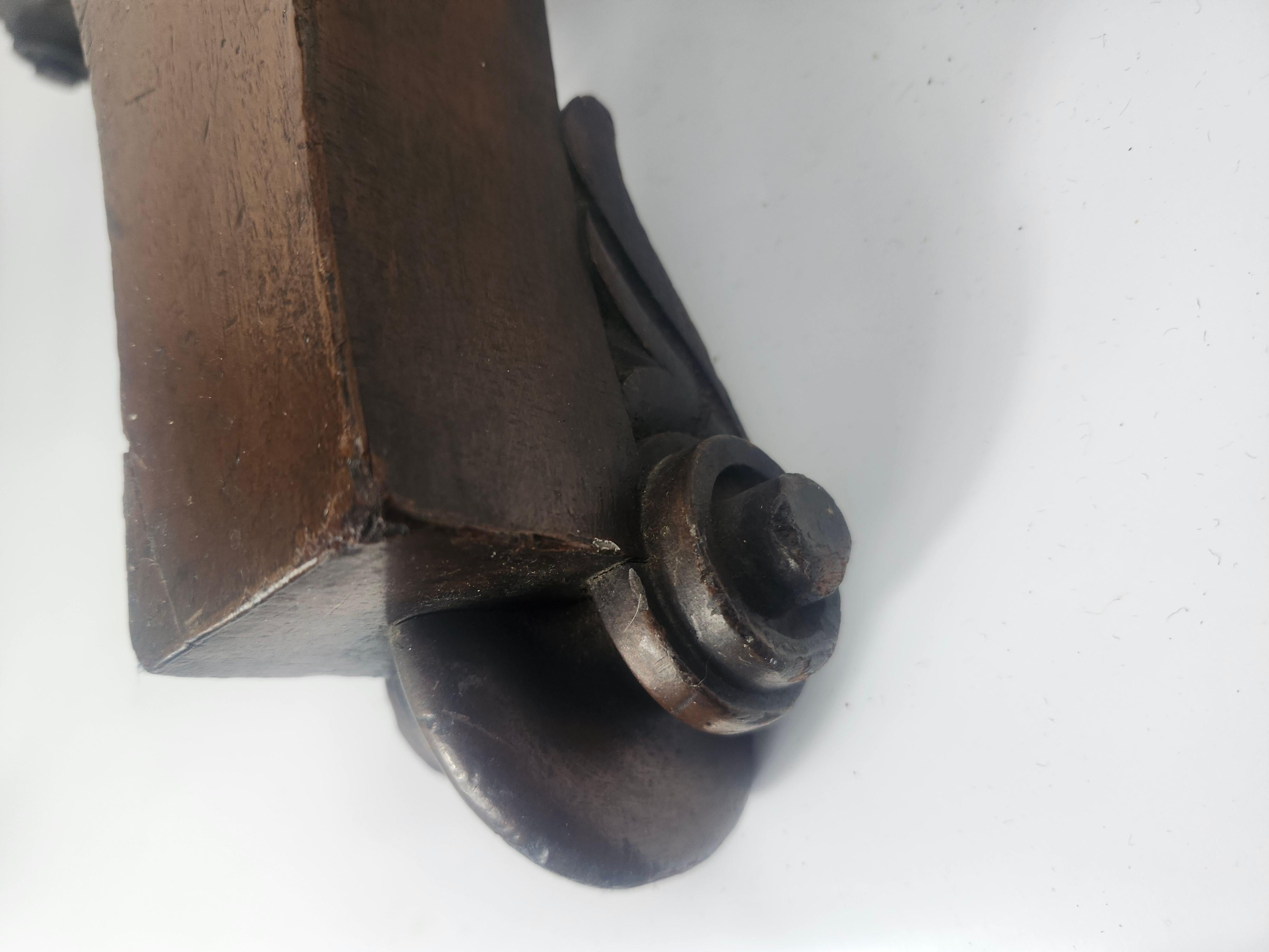 Antique Mahogany & Brass Double Music Stand C1910 For Sale 1