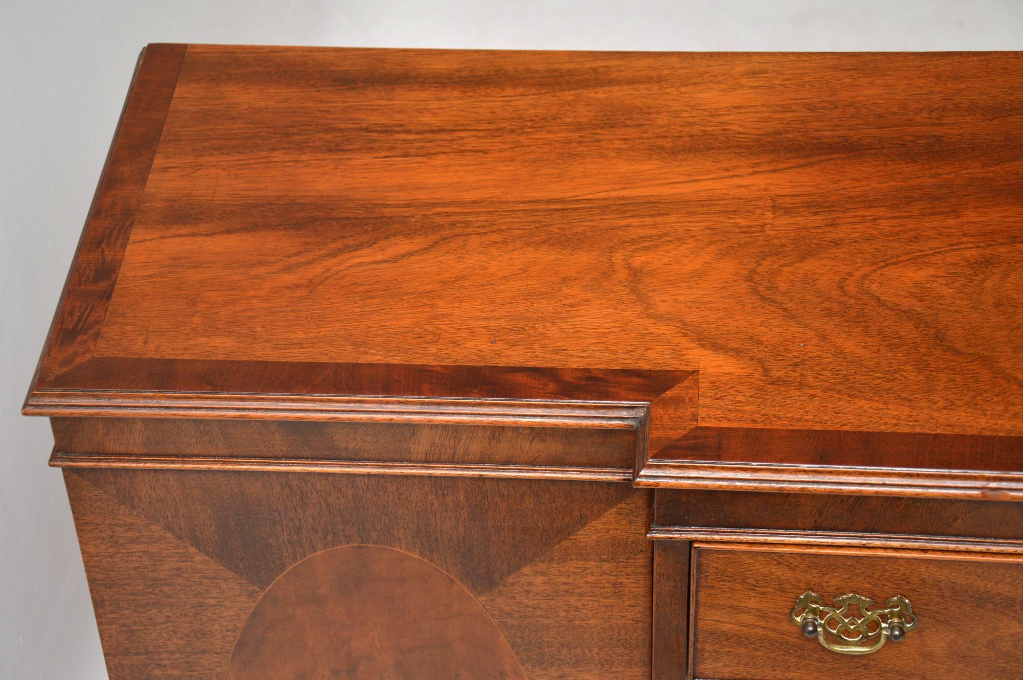 Antique Mahogany Breakfront Sideboard 6