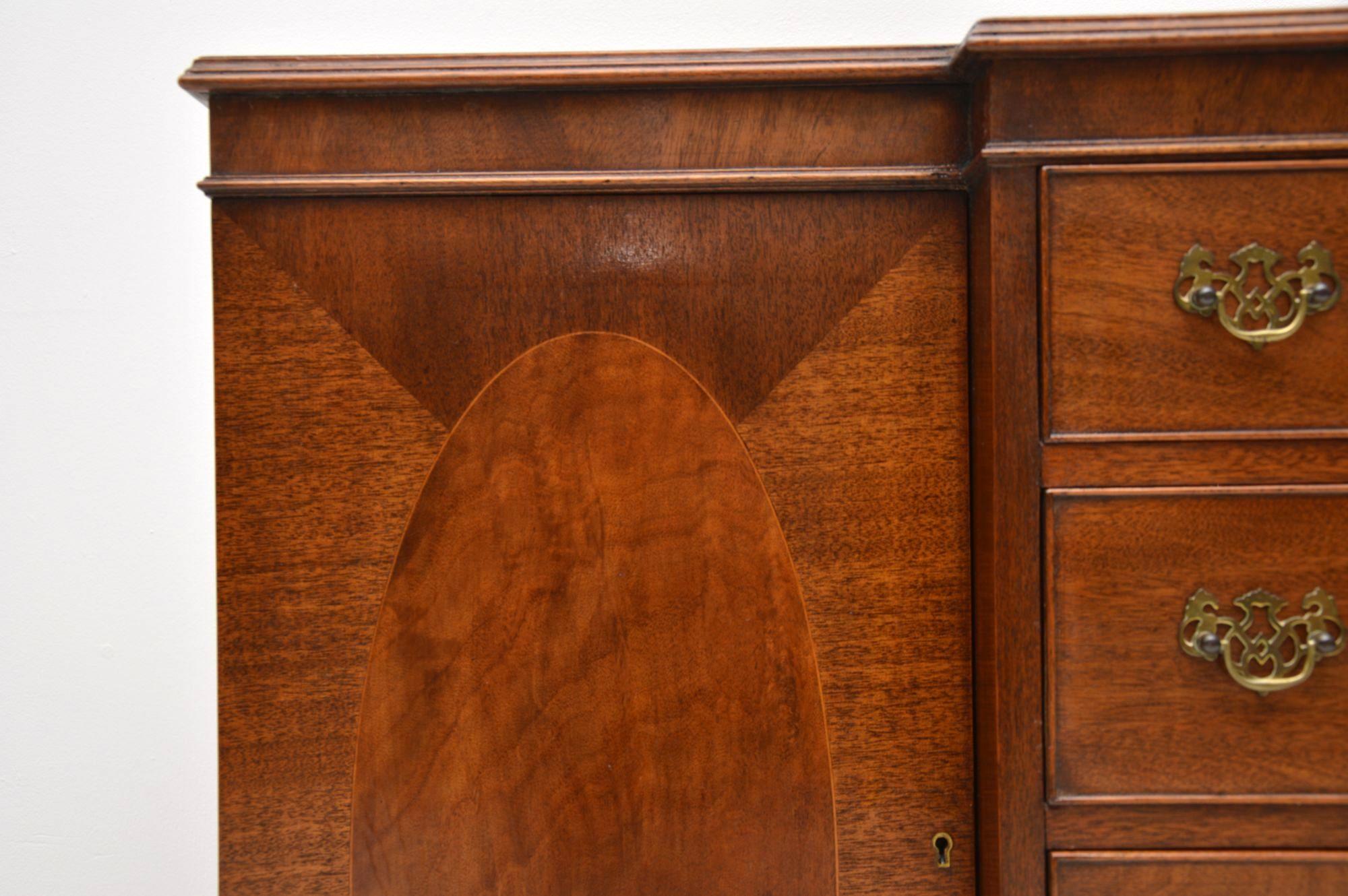 Antique Mahogany Breakfront Sideboard 2