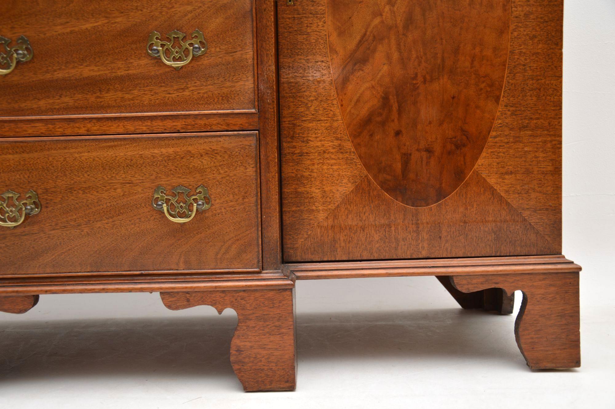 Antique Mahogany Breakfront Sideboard 3