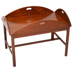 Vintage Mahogany Butlers Tray Coffee Table