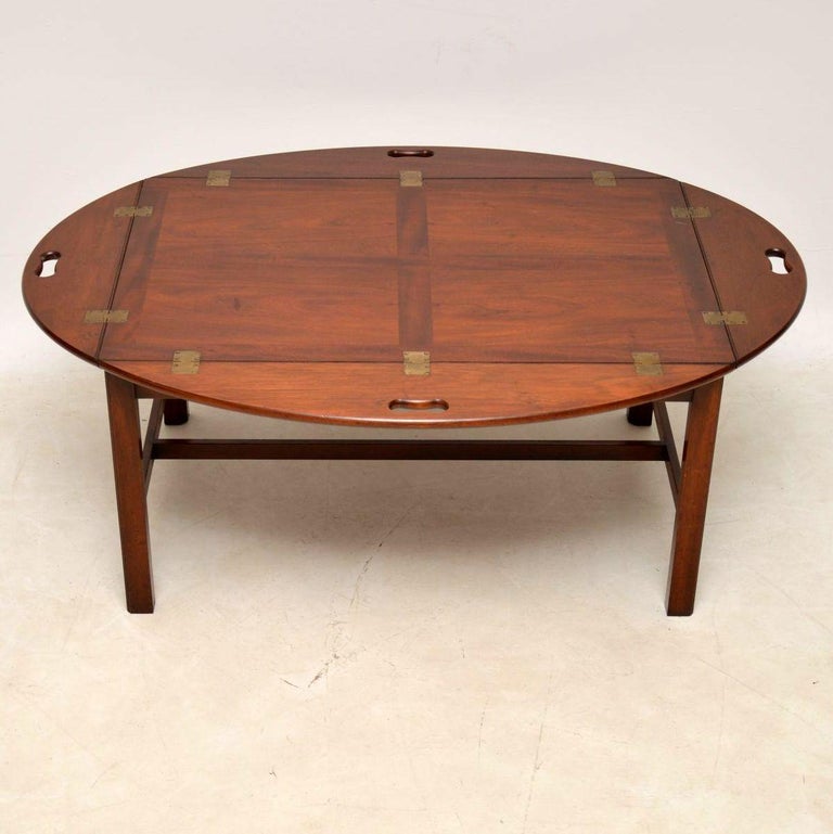 Antique Mahogany Butlers Tray Top Coffee Table at 1stdibs