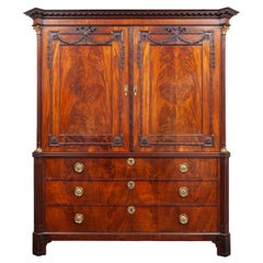 Antique Mahogany Cabinet/Wardrobe/Linen Press