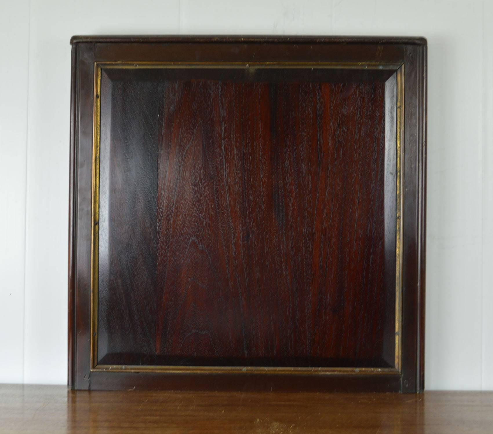 Antique Mahogany Campaign Gentleman's Dressing Mirror, English, 19th Century In Good Condition In St Annes, Lancashire