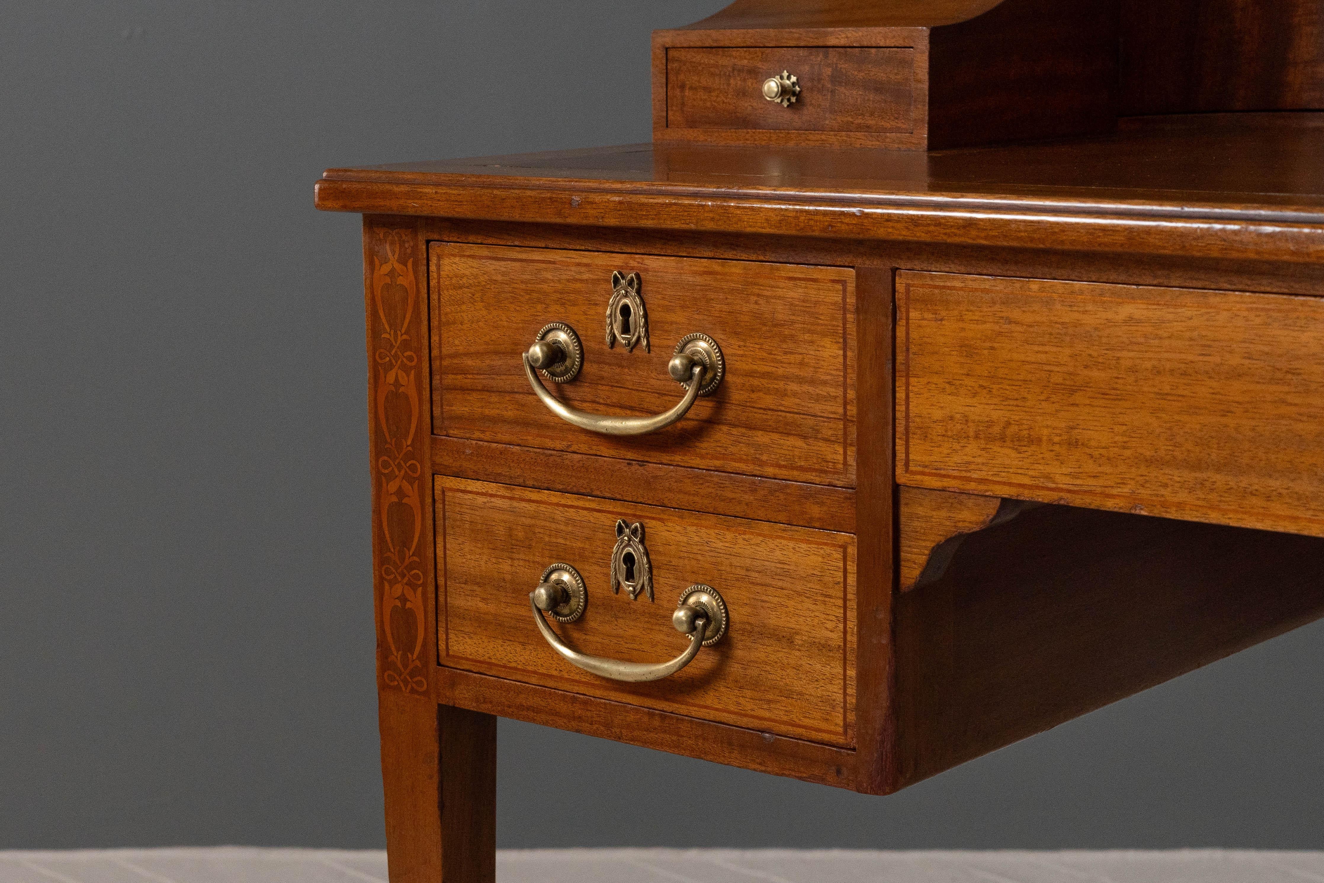 Antique Mahogany Carlton House Desk 3