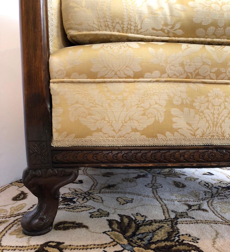 Antique Mahogany Carved III Chair For Sale at 1stDibs