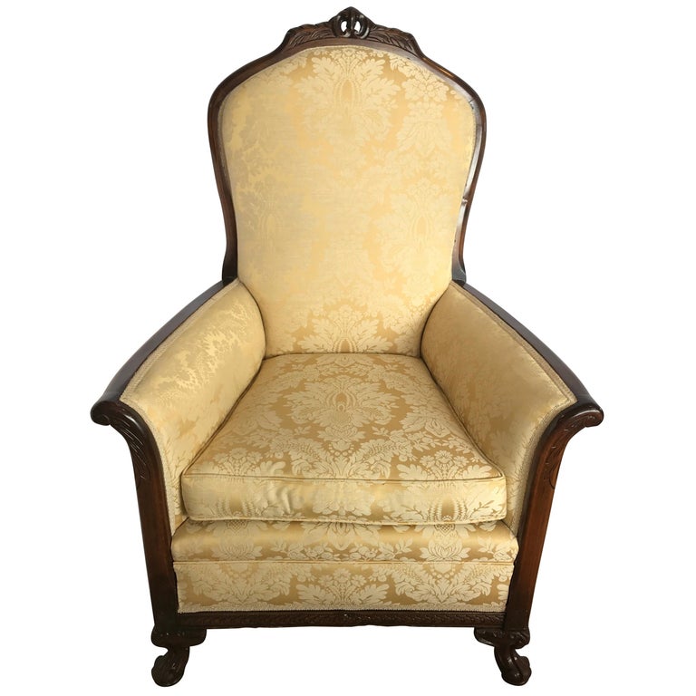 Antique Mahogany Carved George III Bishop's Chair For Sale ...
