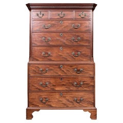 Antique Mahogany Chest On Chest